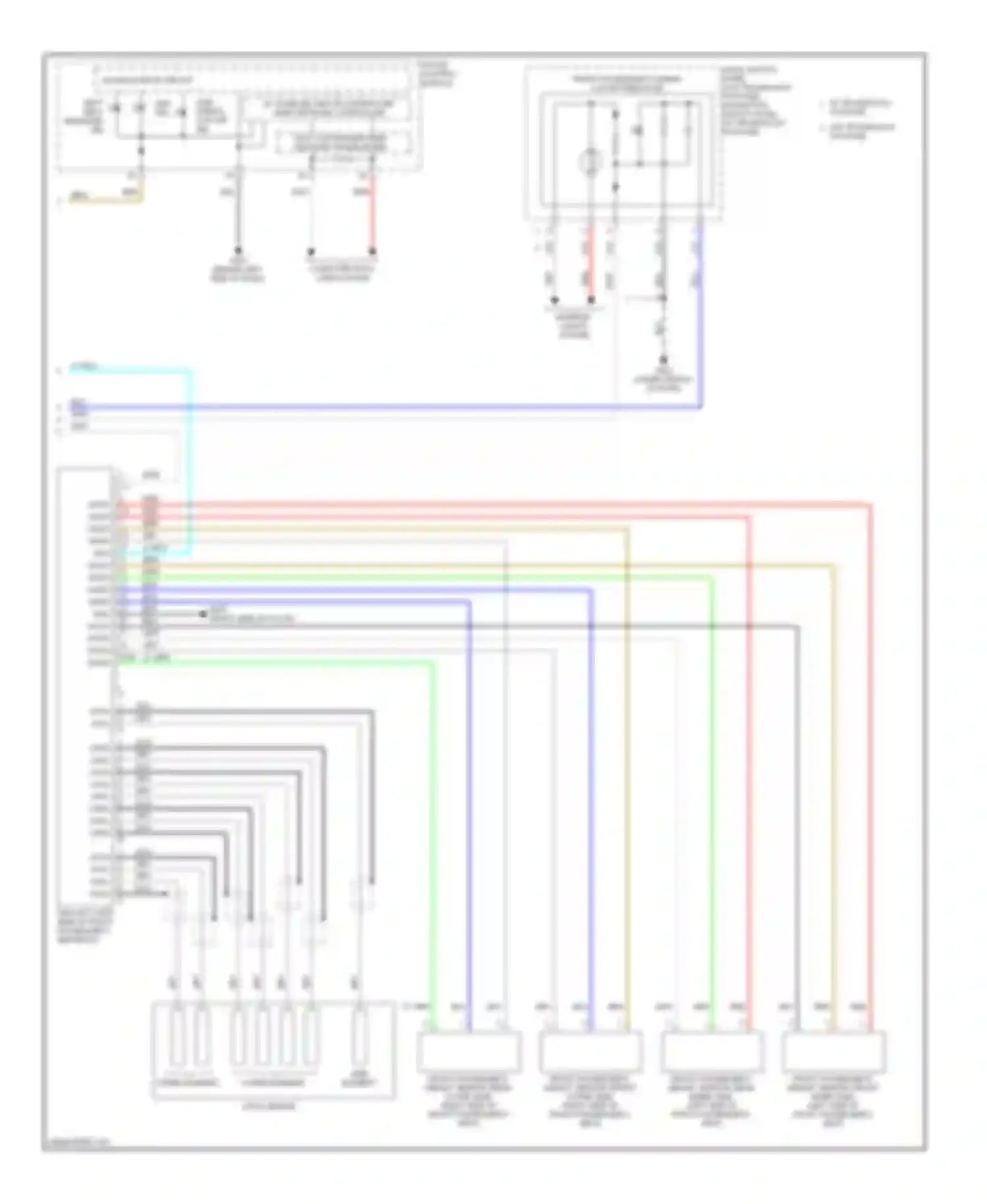 Wiring diagram side element for Acura RDX I facelift (2009-2012) (1 of 1)