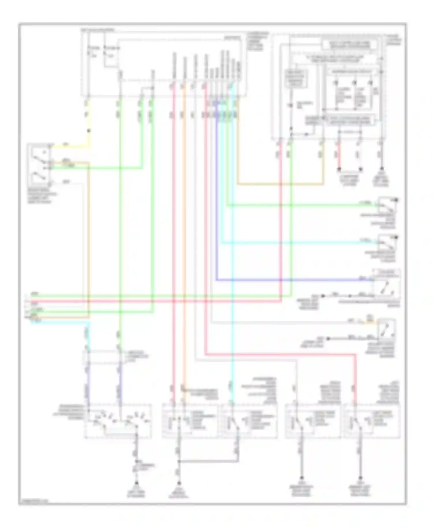Wiring diagram stop sw for Acura RDX I facelift (2009-2012) (2 of 2)
