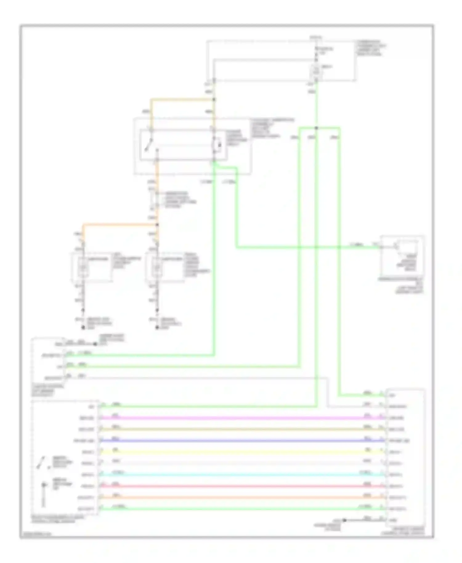 Wiring diagram sw in 4 for Acura RDX I facelift (2009-2012) (1 of 2)