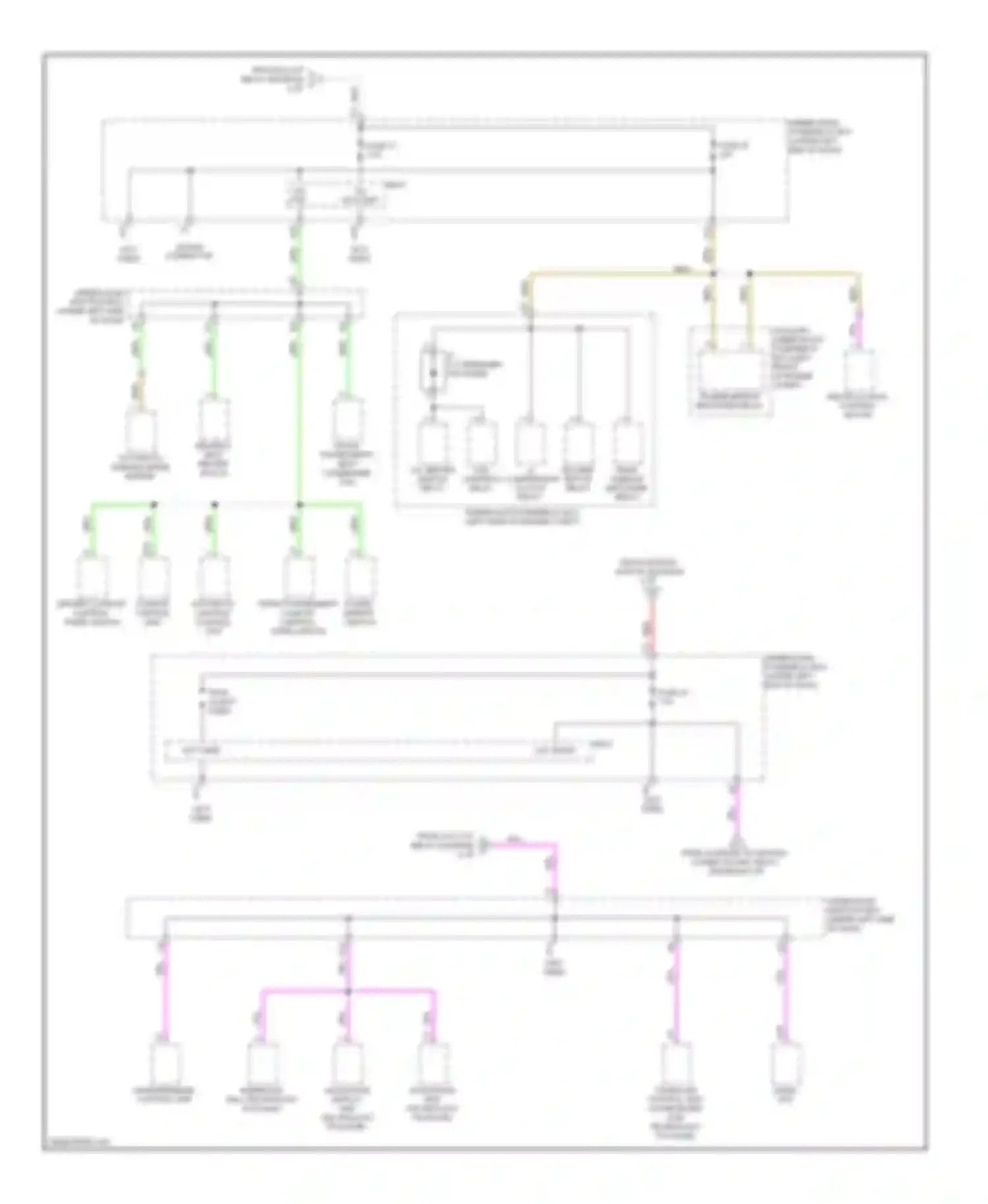 Wiring diagram under-dash fuse/relay box for Acura RDX I facelift (2009-2012) (8 of 9)