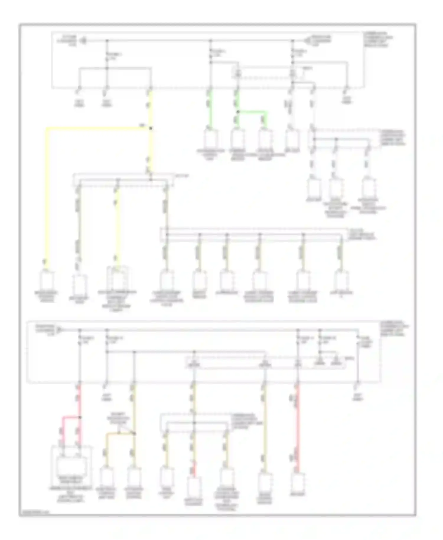 Wiring diagram under-dash fuse/relay box for Acura RDX I facelift (2009-2012) (7 of 9)