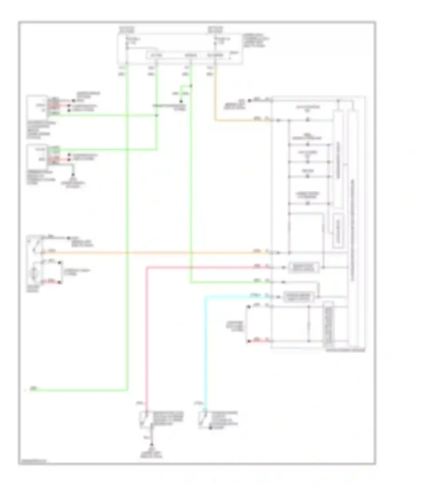 Wiring diagram vsa system ind for Acura RDX I facelift (2009-2012) (1 of 2)