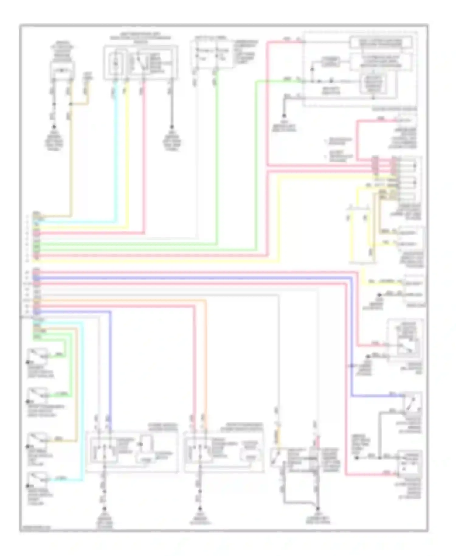 RDX Acura I (2006-2009): Forced entry circuit (2 of 2)