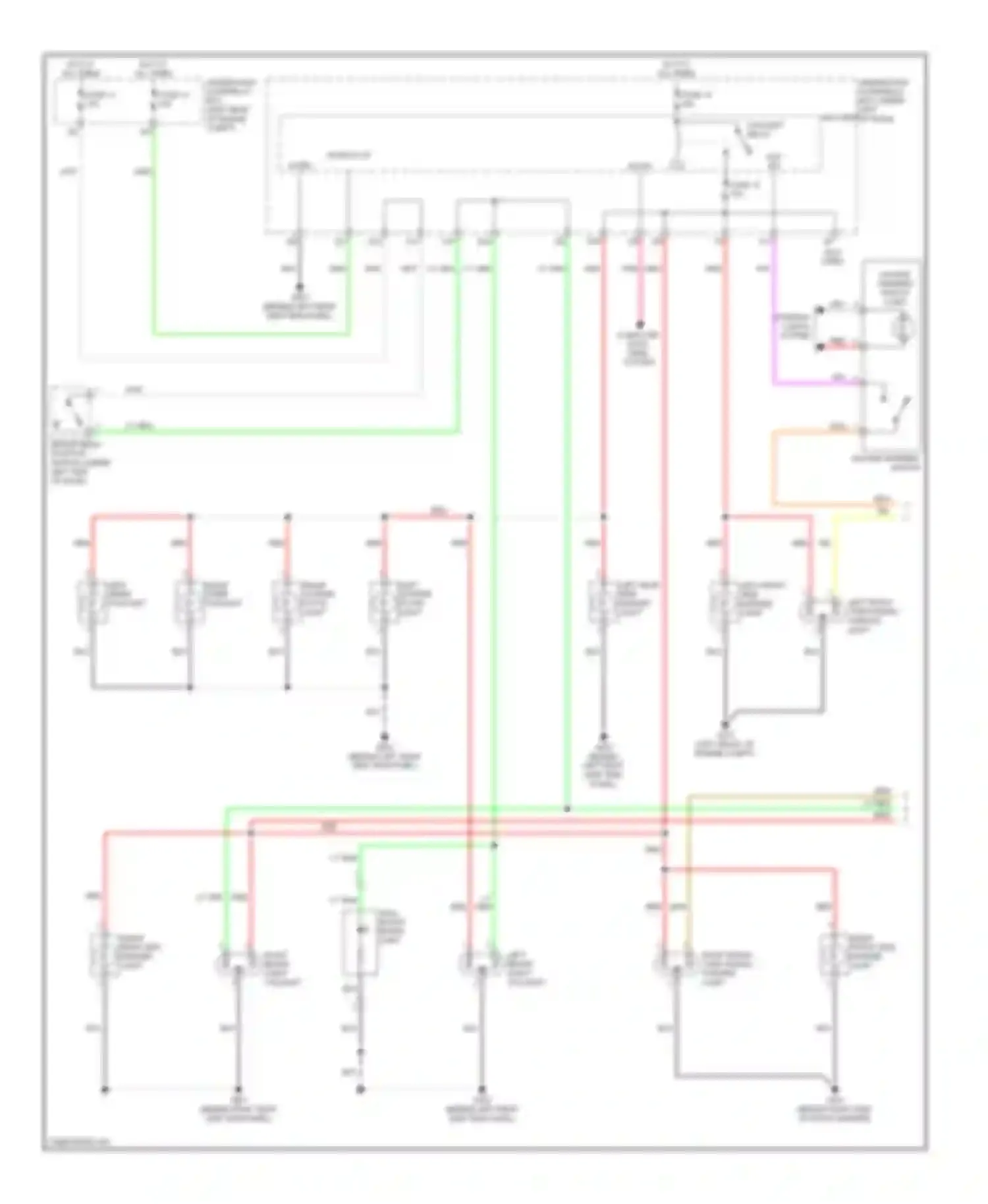 RDX Acura I (2006-2009): Exterior lamps circuit (1 of 2)