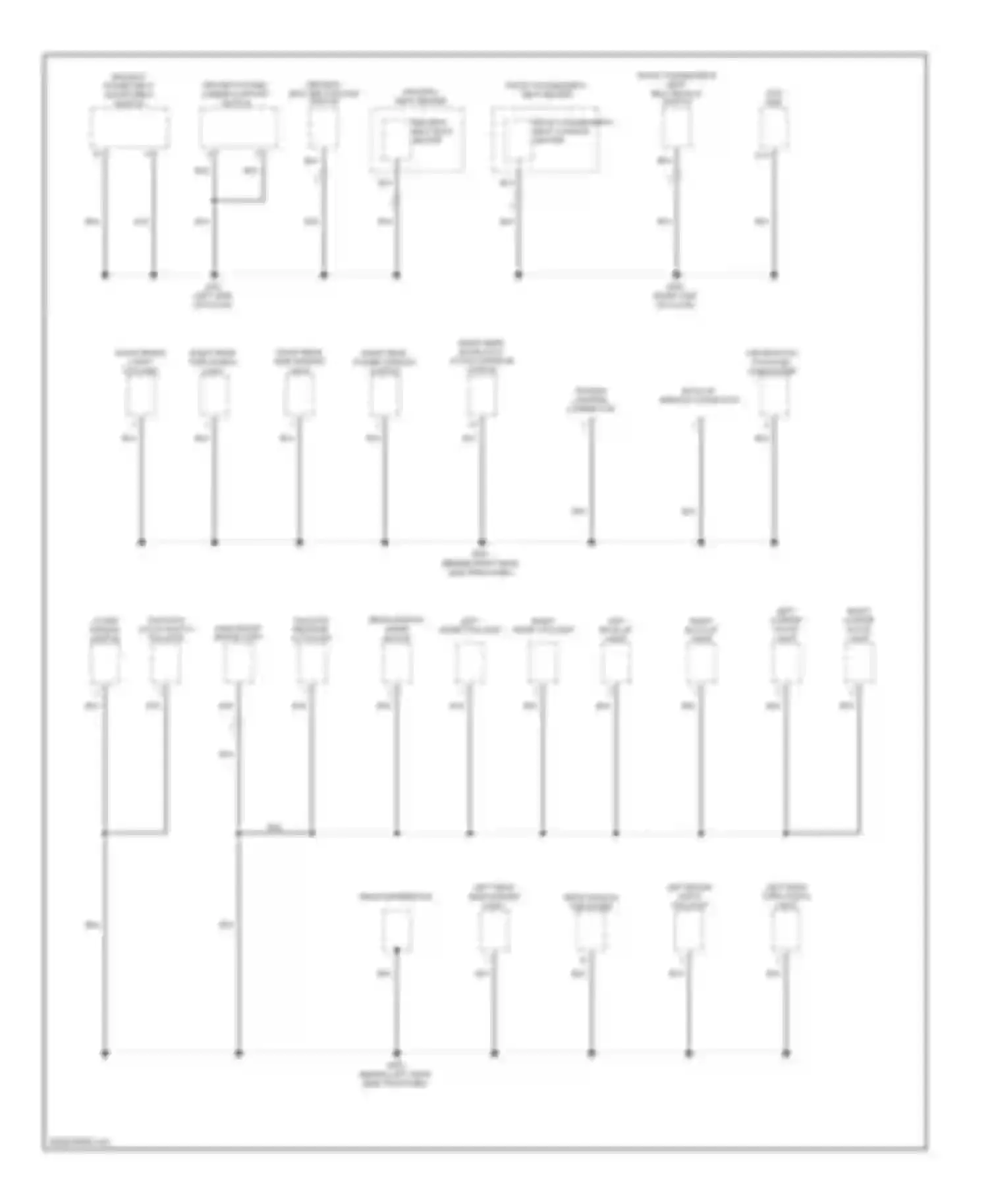 RDX Acura I (2006-2009): Ground distribution circuit (4 of 4)