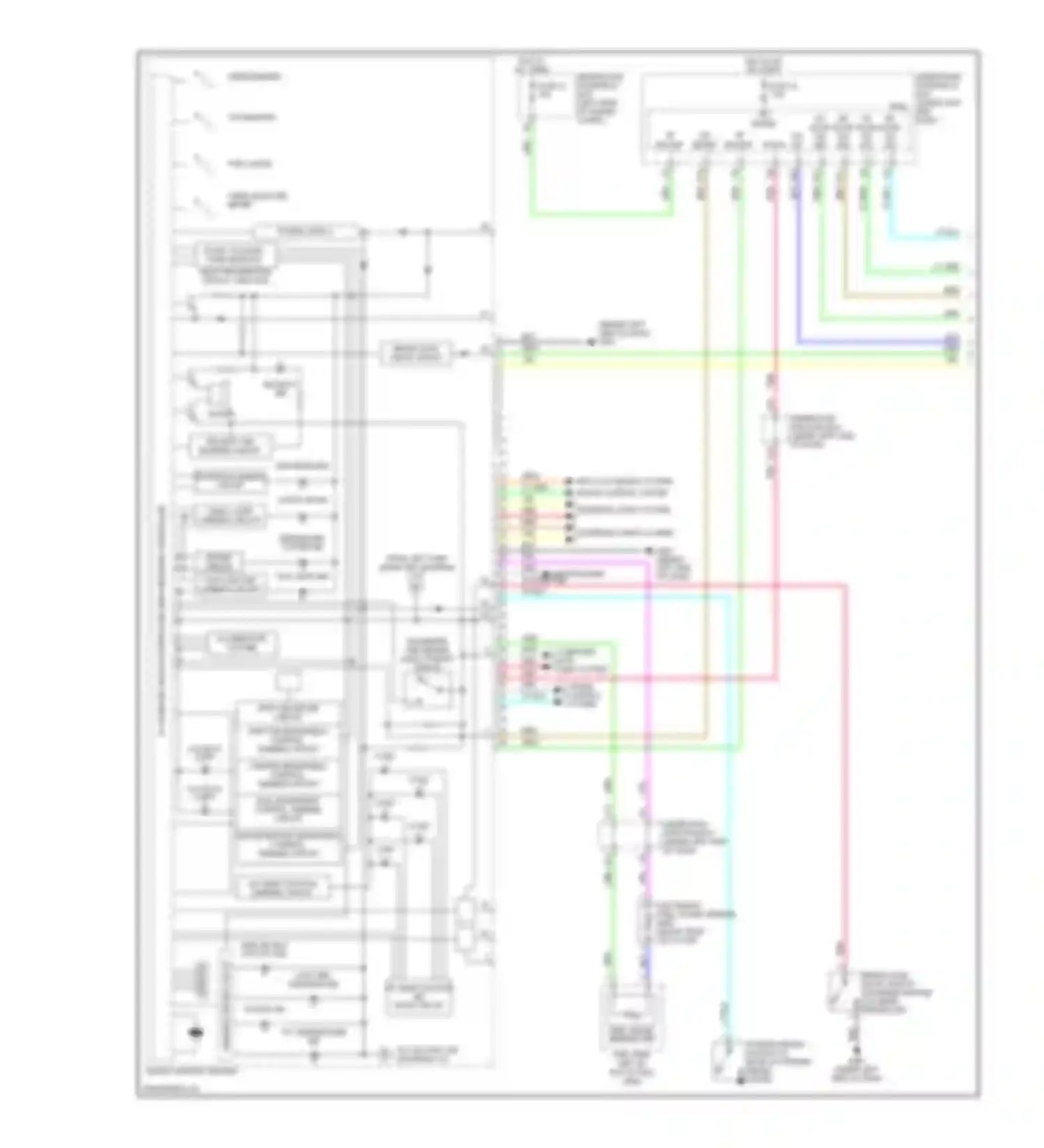 RDX Acura I (2006-2009): Instrument cluster circuit (1 of 2)