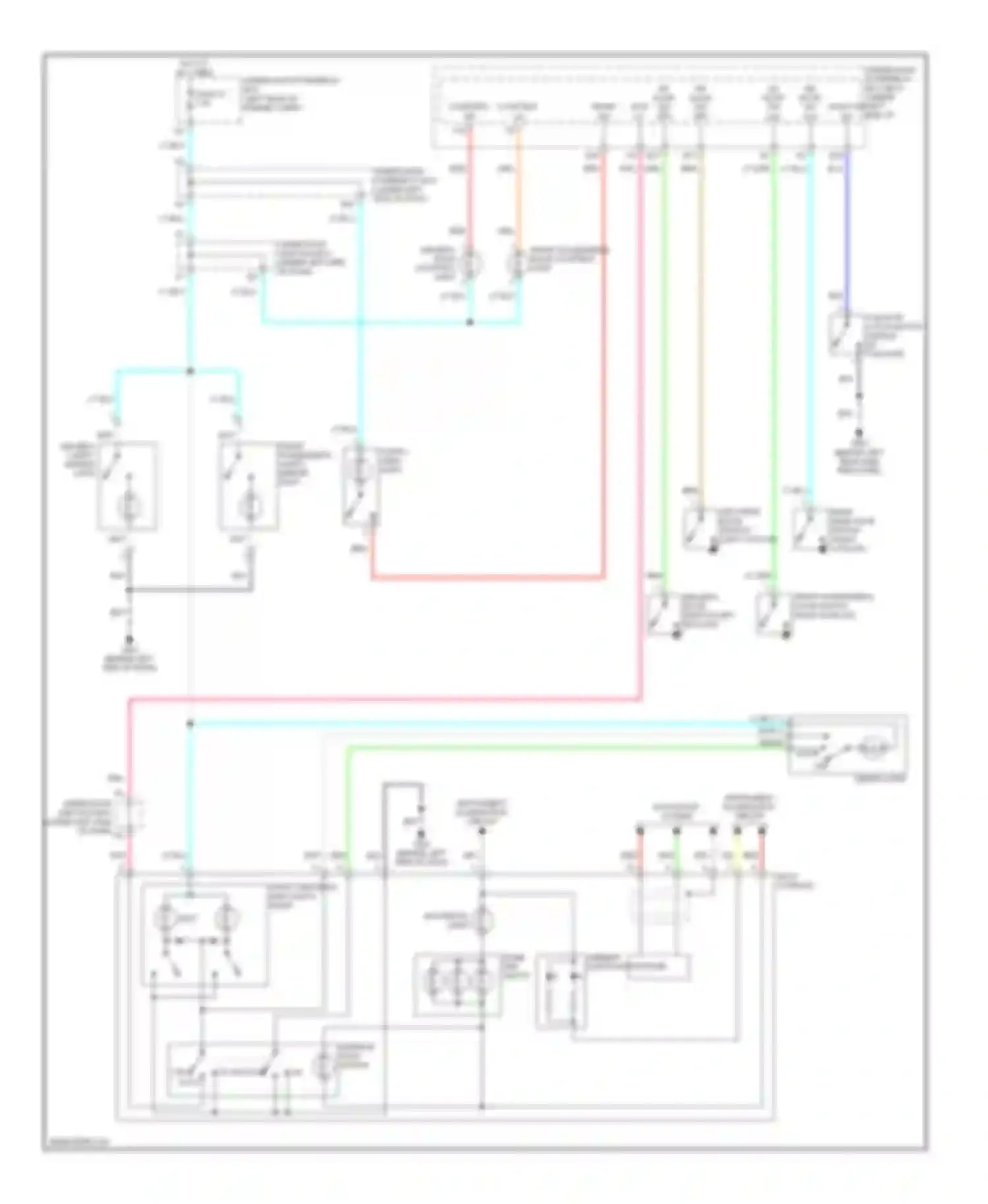 RDX Acura I (2006-2009): Courtesy lamps circuit