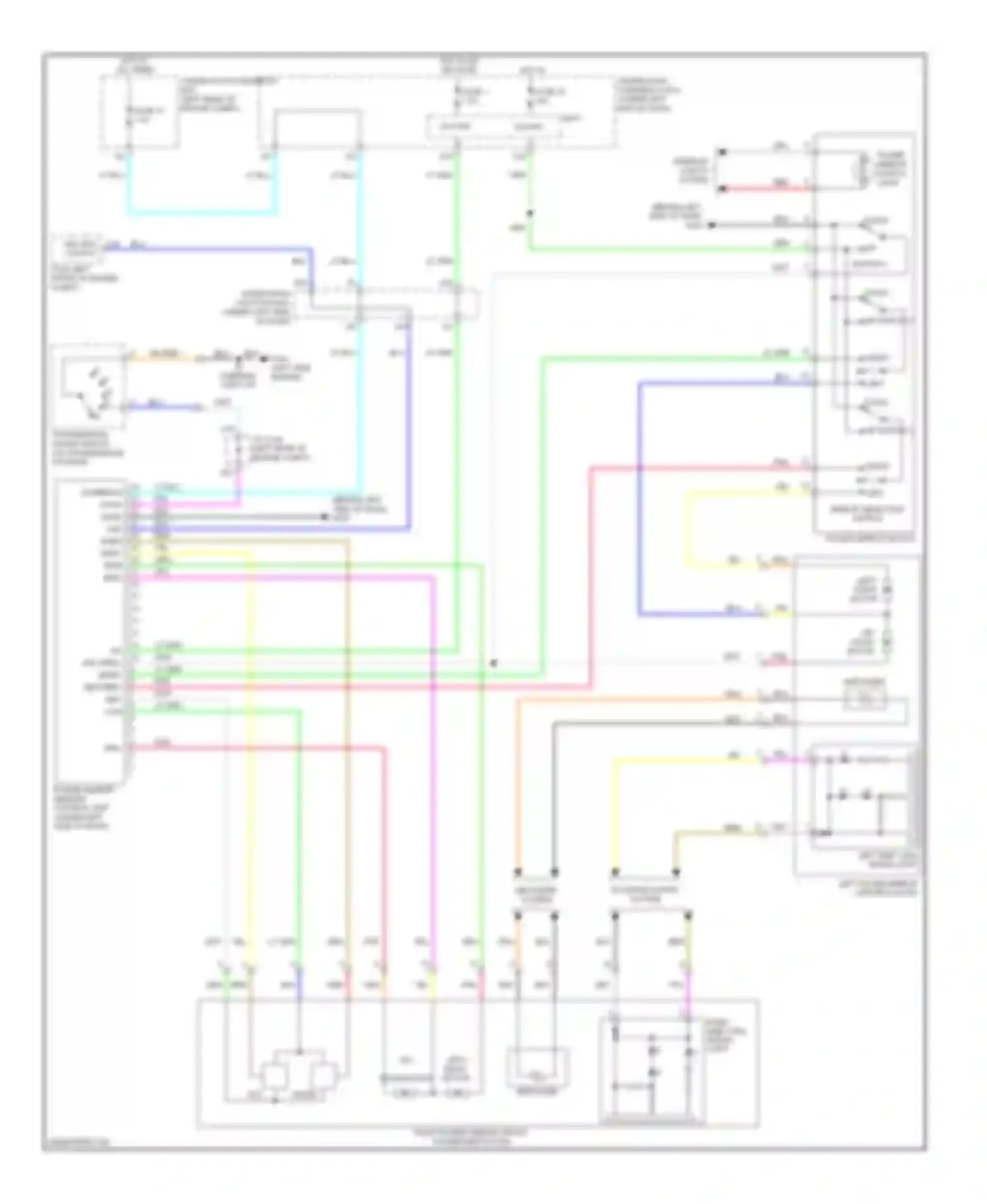 RDX Acura I (2006-2009): Memory mirrors circuit