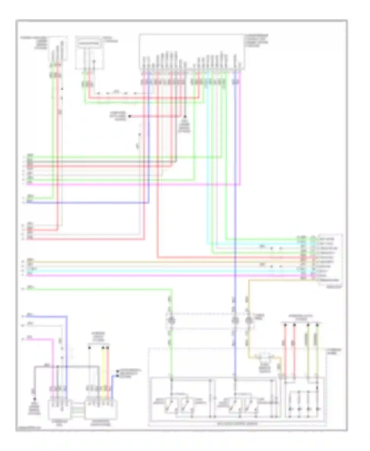 RDX Acura I (2006-2009): Navigation circuit, canada (2 of 2)