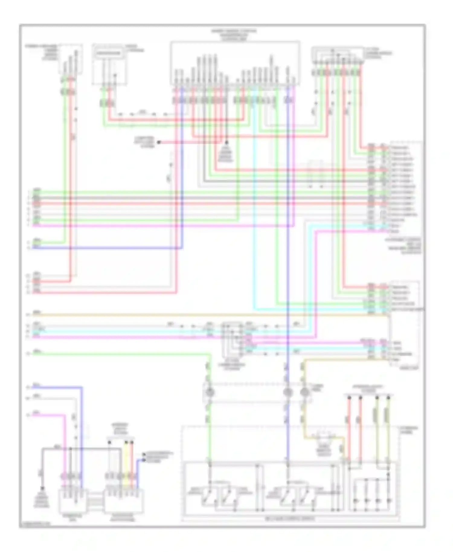 RDX Acura I (2006-2009): Navigation circuit, usa with technology package (2 of 2)