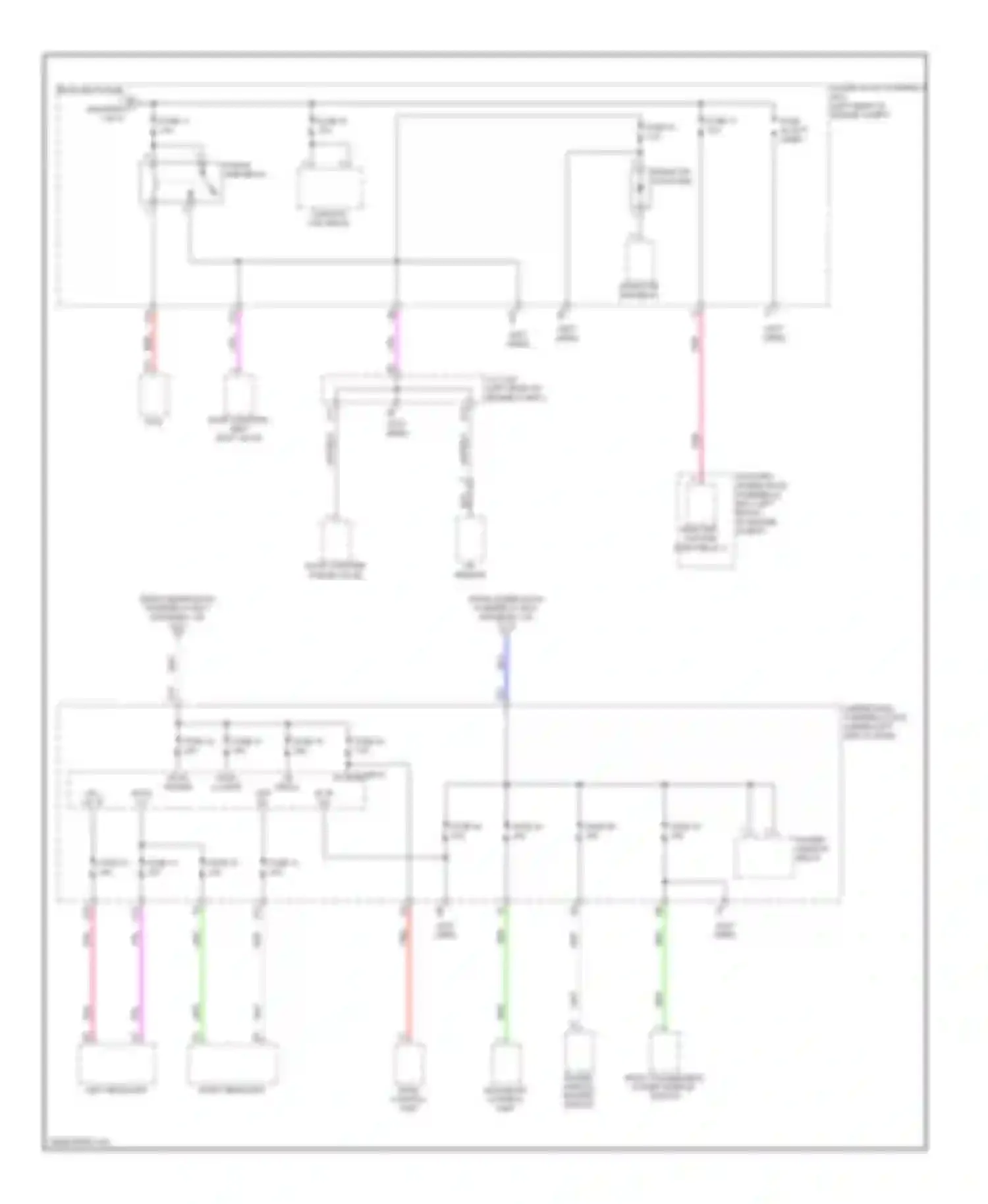 RDX Acura I (2006-2009): Power distribution circuit (2 of 6)