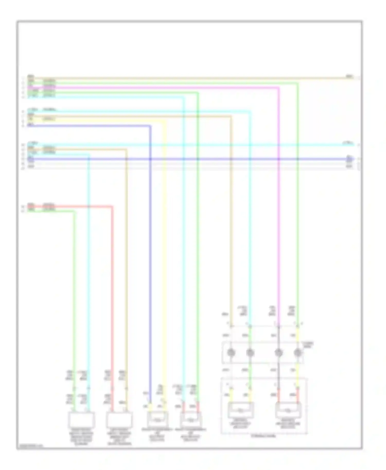 RDX Acura I (2006-2009): Supplemental restraints circuit (3 of 4)