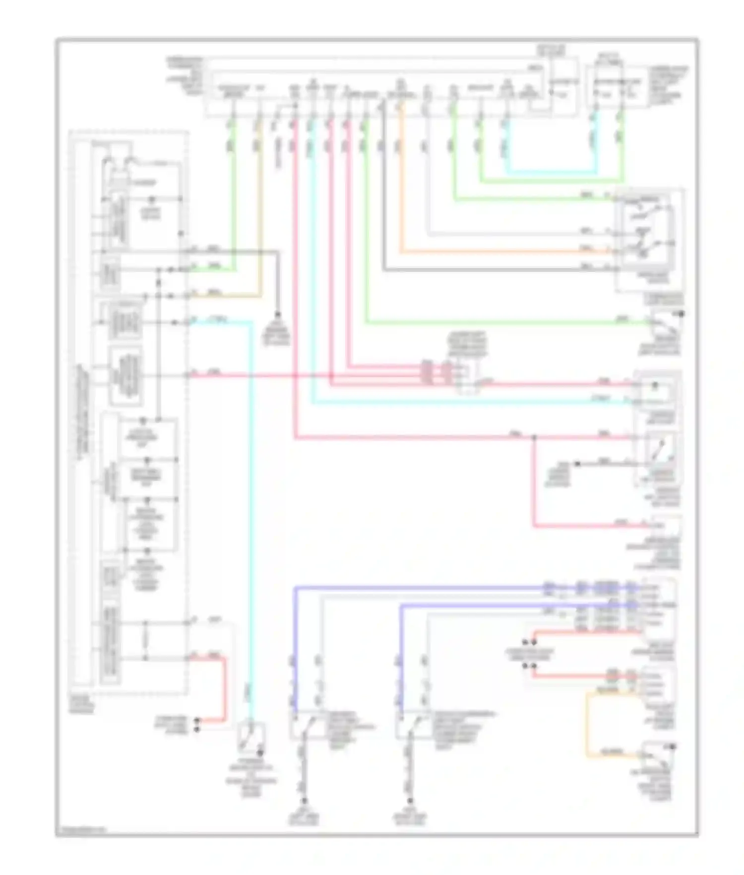 RDX Acura I (2006-2009): Chime circuit