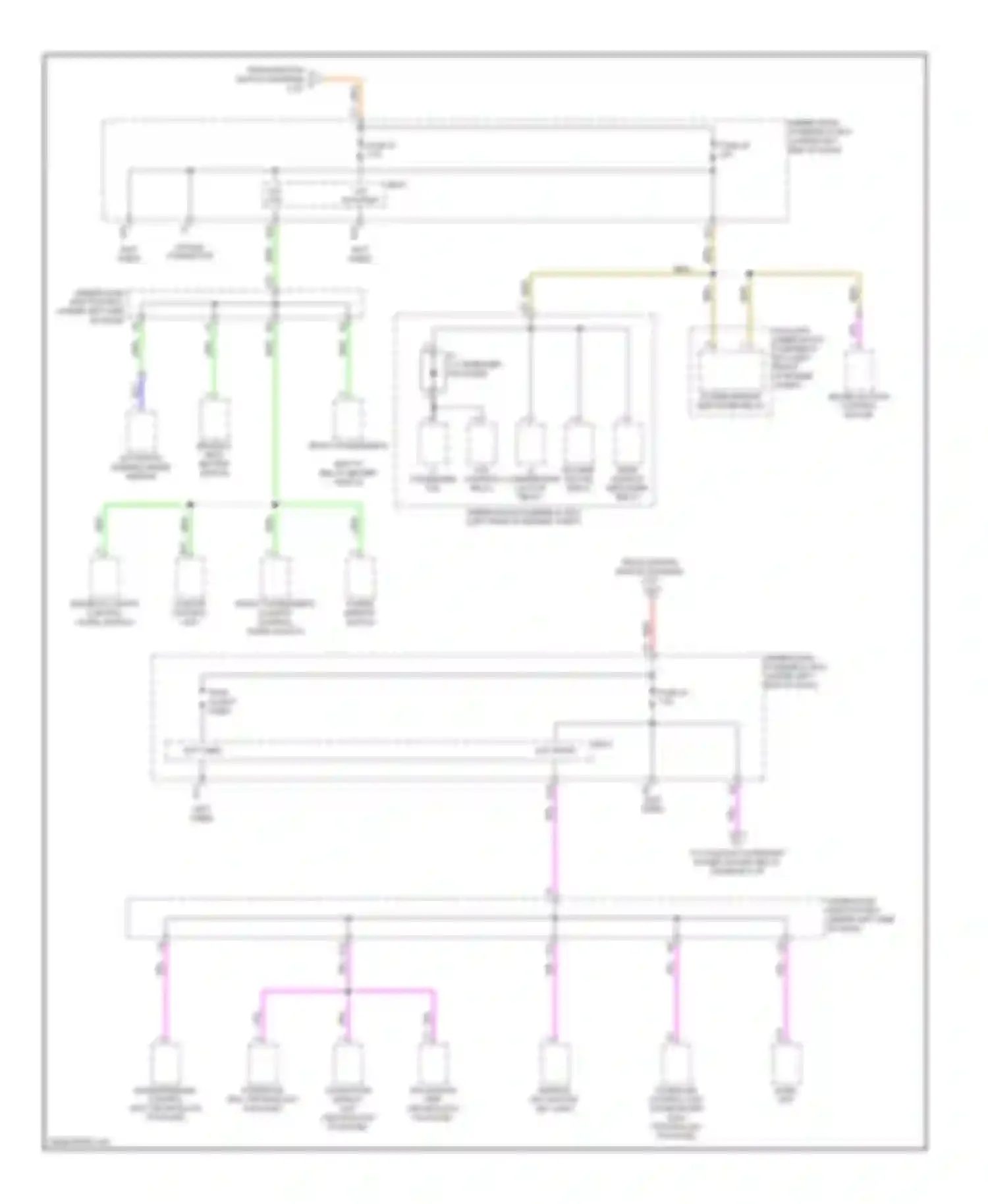 Wiring diagram a/c condenser fan diode for Acura RDX I (2006-2009) (3 of 3)