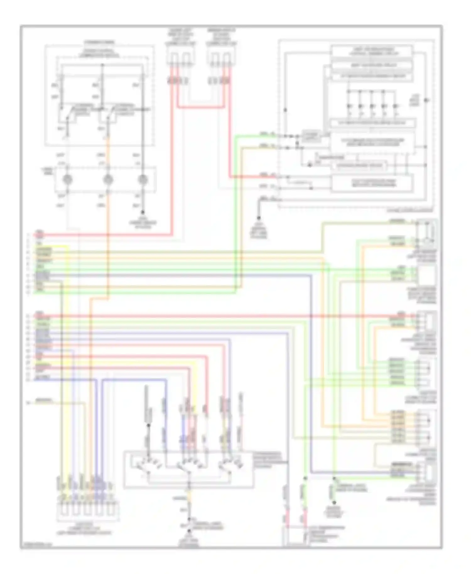 Wiring diagram blk/blu for Acura RDX I (2006-2009) (2 of 7)