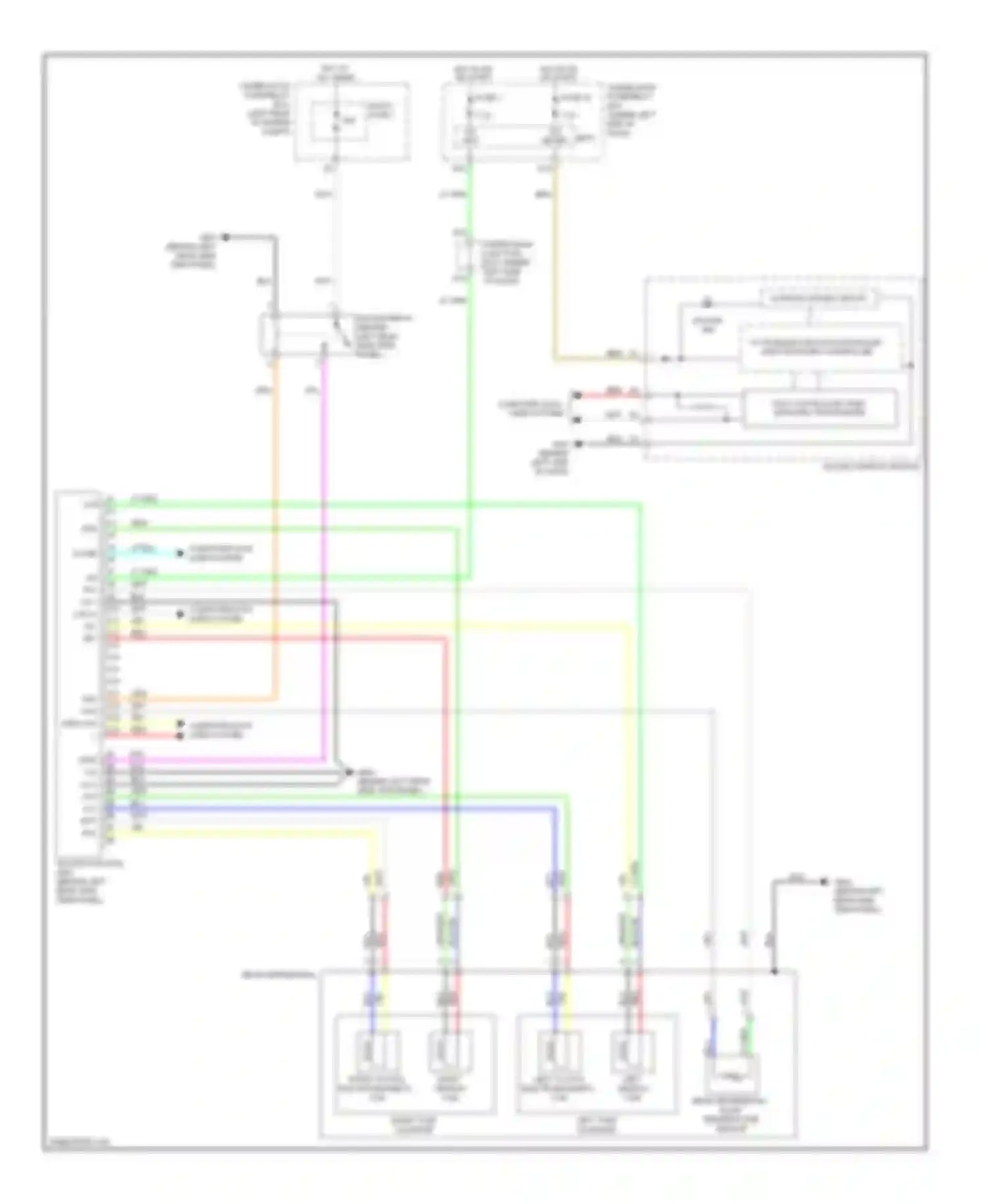 Wiring diagram blu/yel for Acura RDX I (2006-2009) (4 of 7)