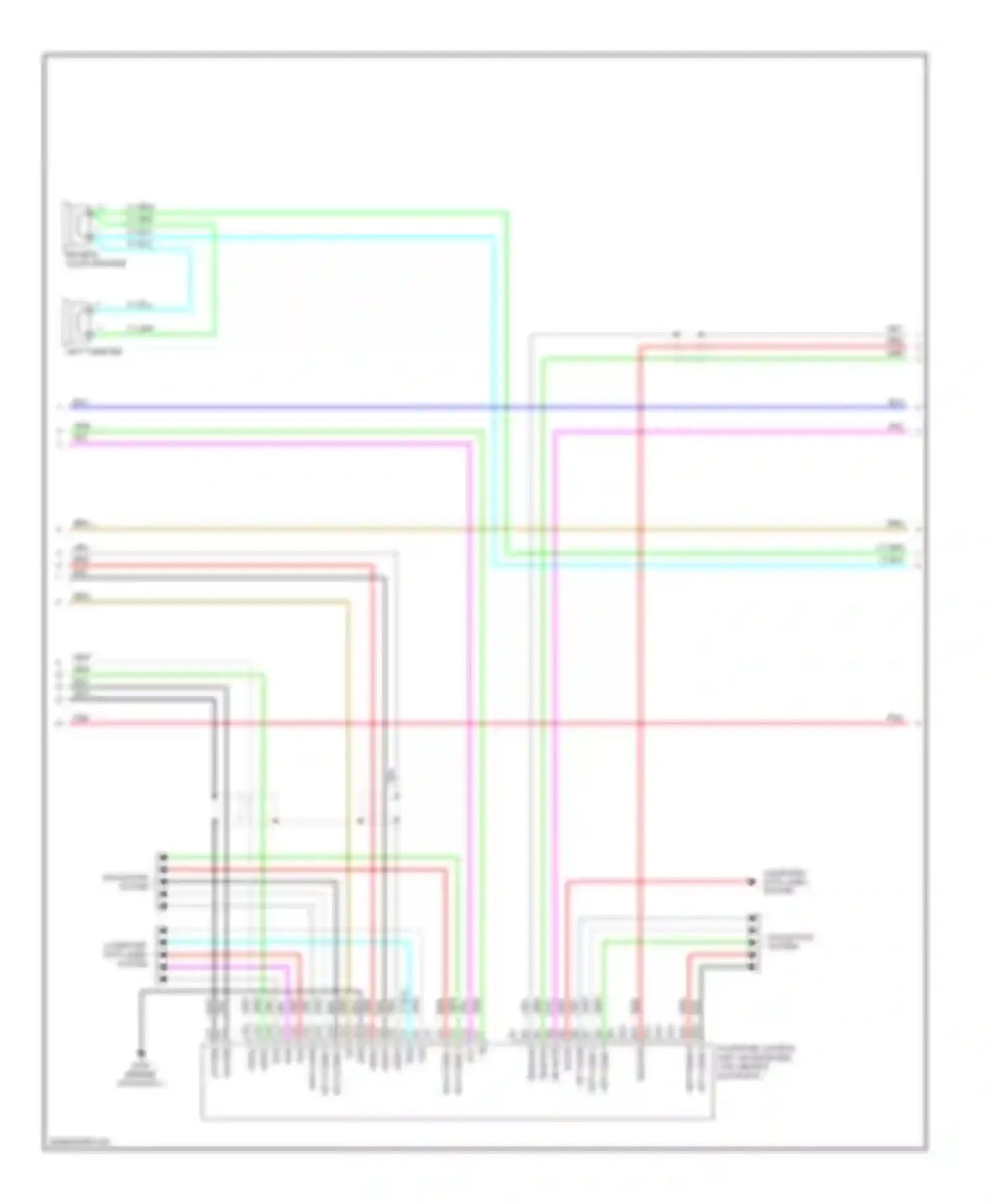 Wiring diagram computer data lines system for Acura RDX I (2006-2009) (20 of 27)