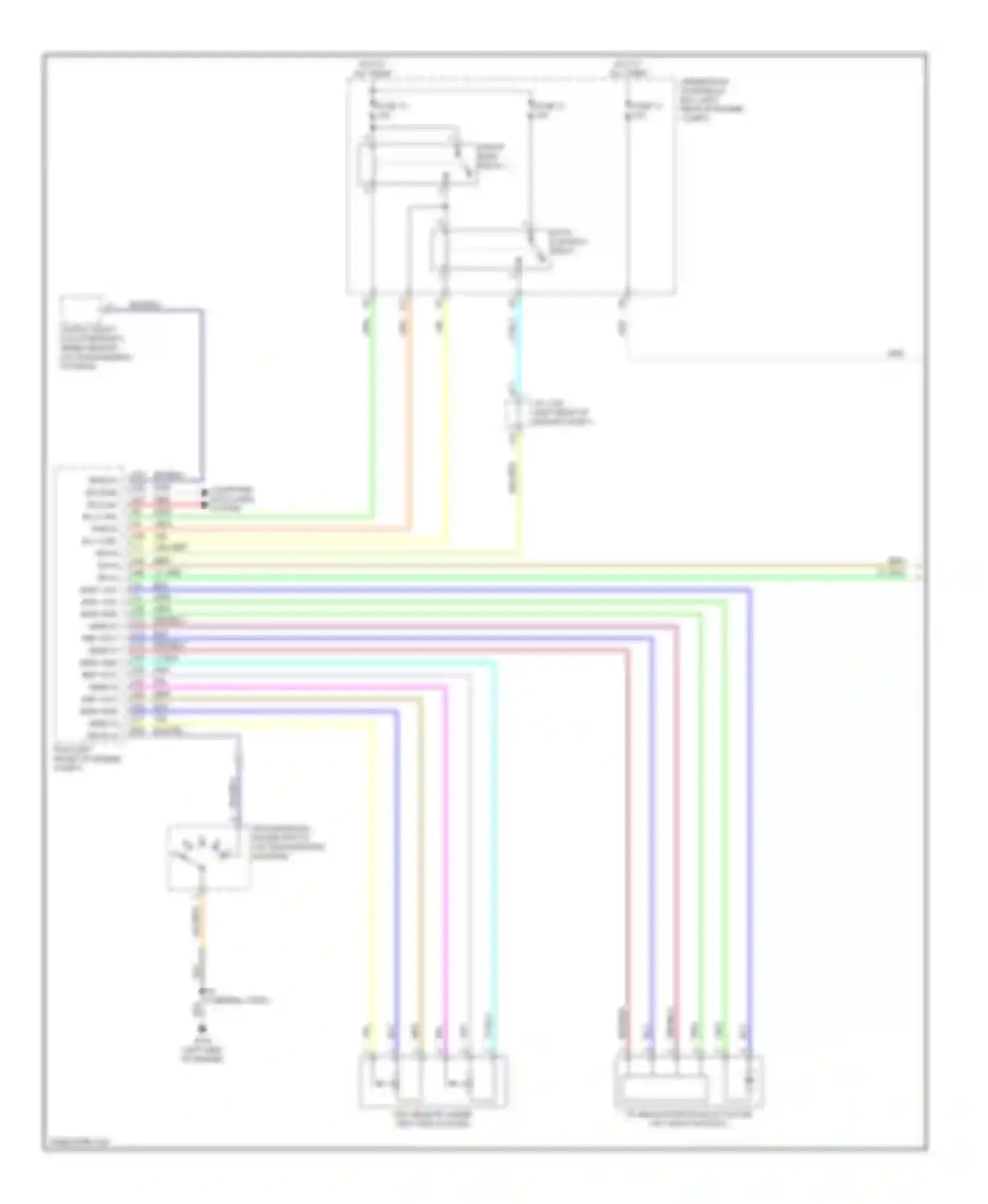 Wiring diagram fuse 12 for Acura RDX I (2006-2009) (3 of 10)