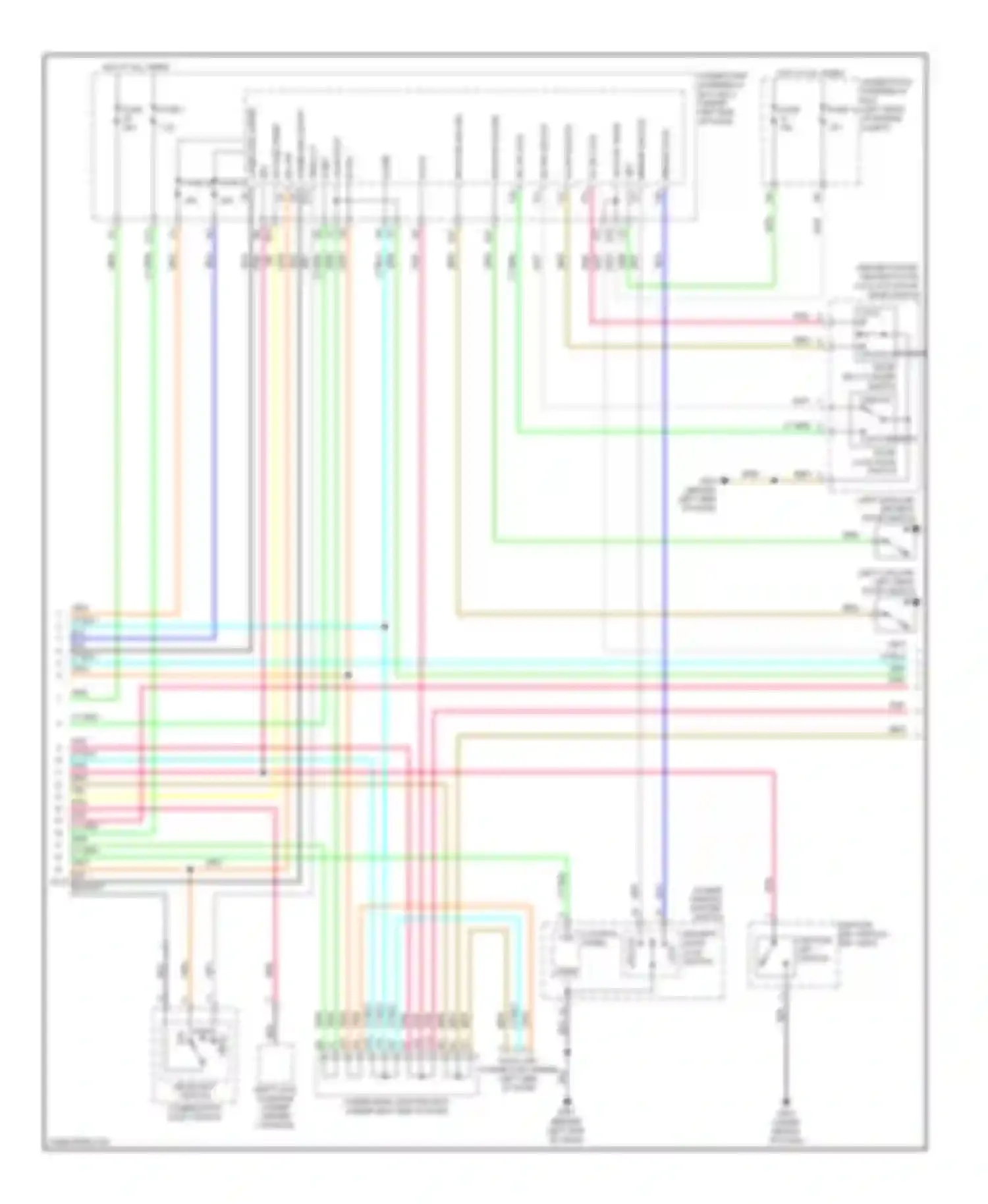 Wiring diagram fuse 2 for Acura RDX I (2006-2009) (4 of 5)