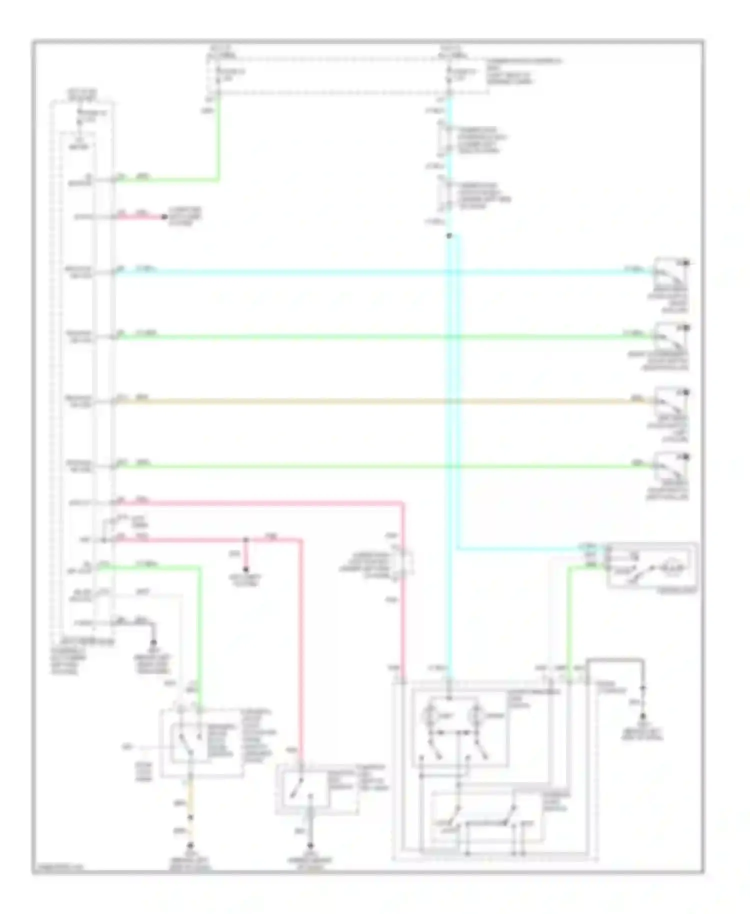Wiring diagram key sw for Acura RDX I (2006-2009) (1 of 3)