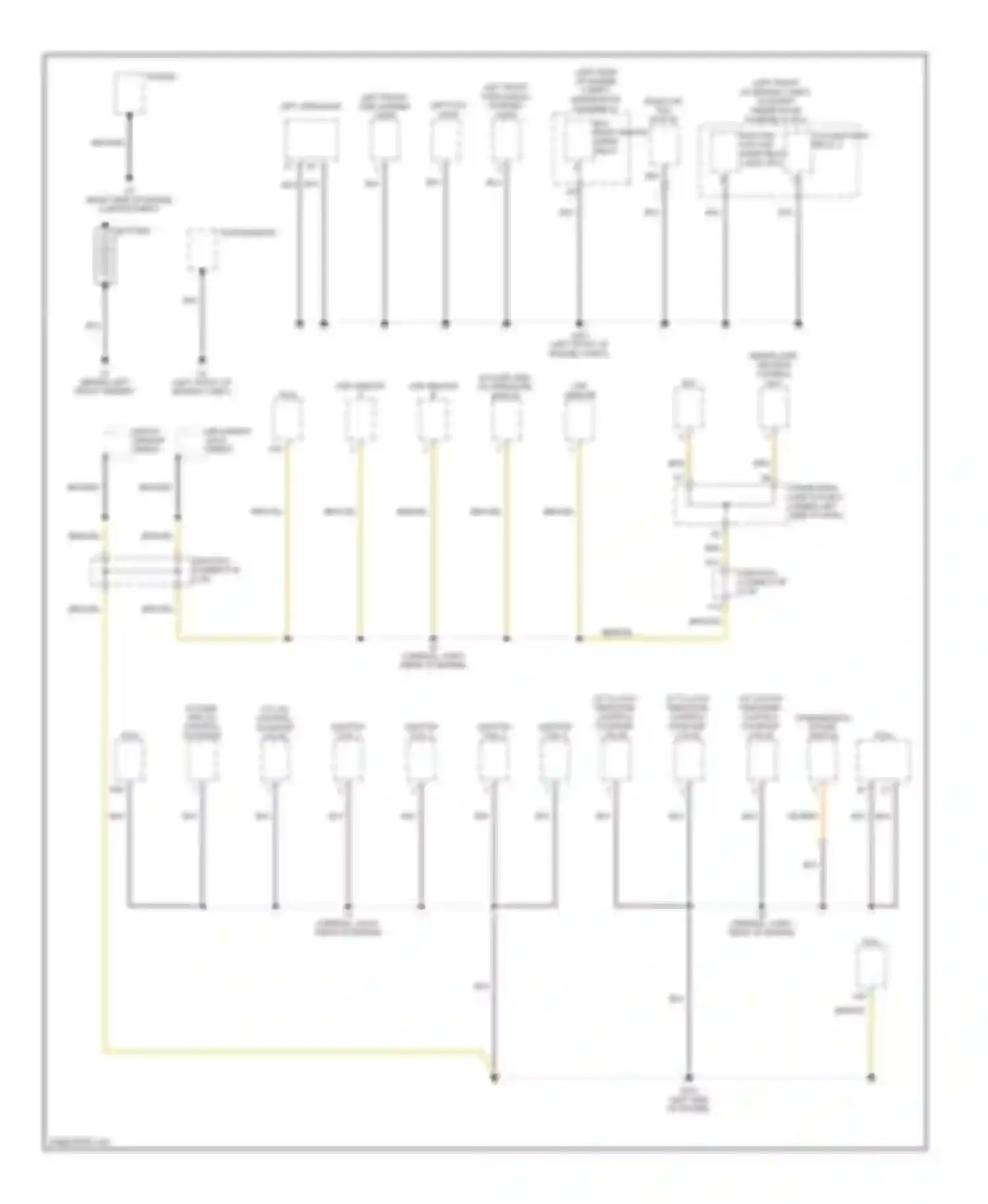 Wiring diagram left front turn signal/ parking light for Acura RDX I (2006-2009) (2 of 2)