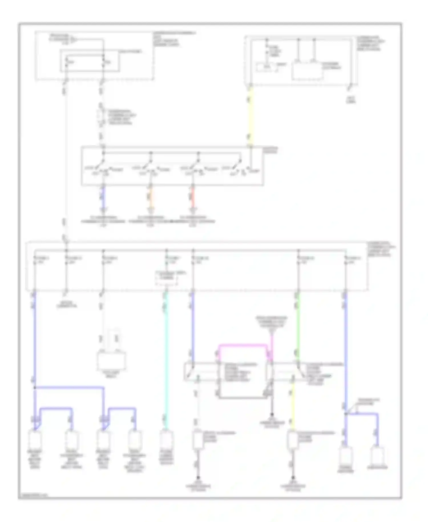 Wiring diagram lock on for Acura RDX I (2006-2009) (1 of 3)