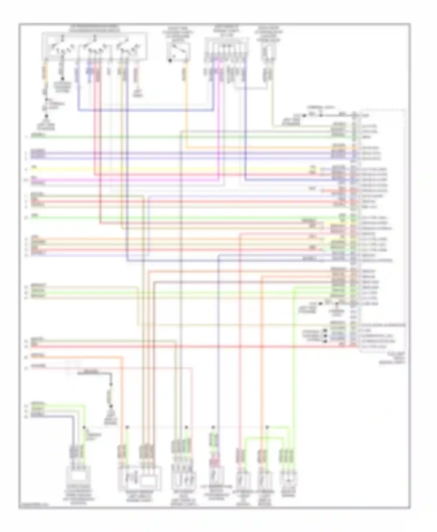 Wiring diagram red/yel for Acura RDX I (2006-2009) (5 of 5)