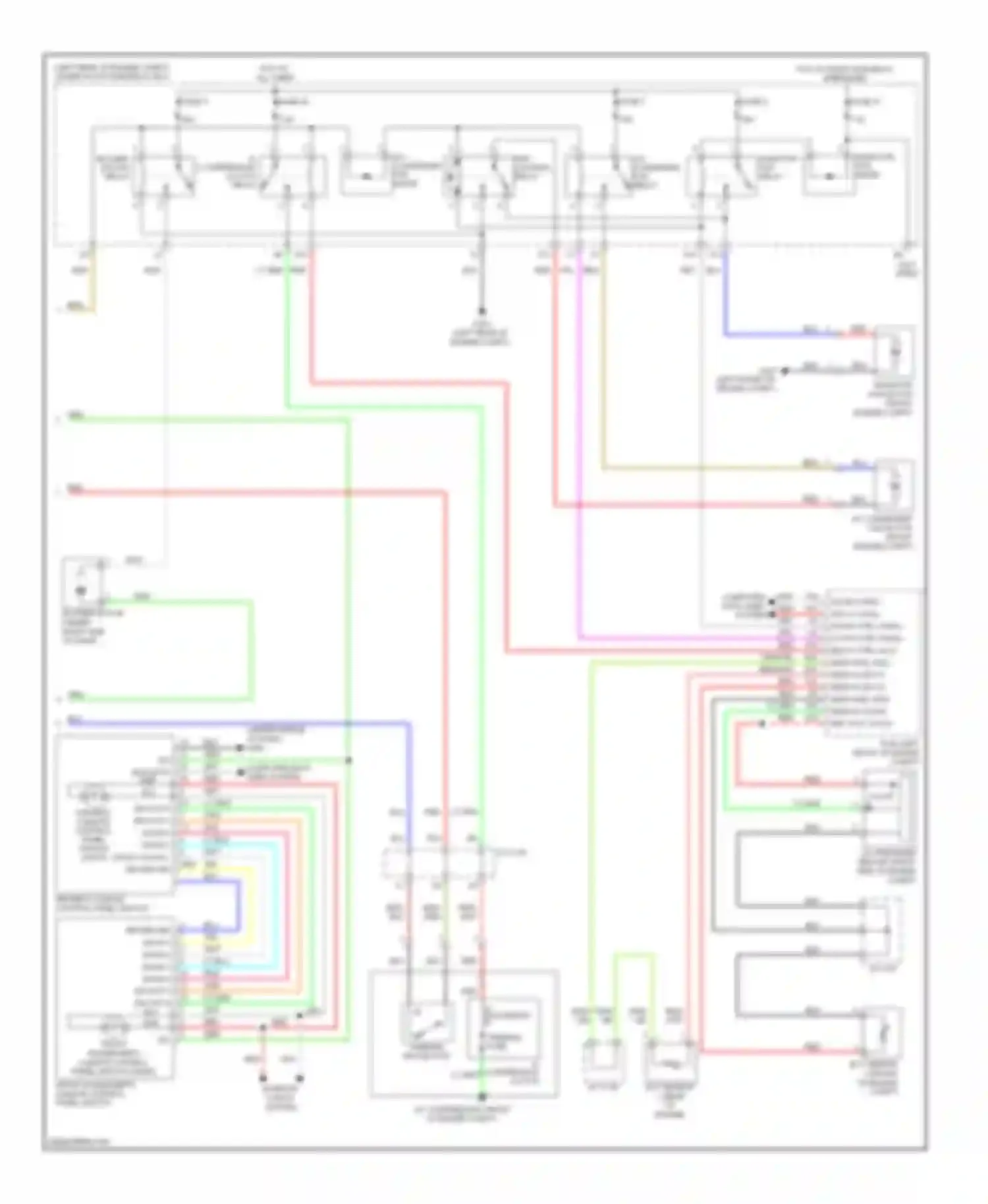 Wiring diagram thermal protector for Acura RDX I (2006-2009) (1 of 1)