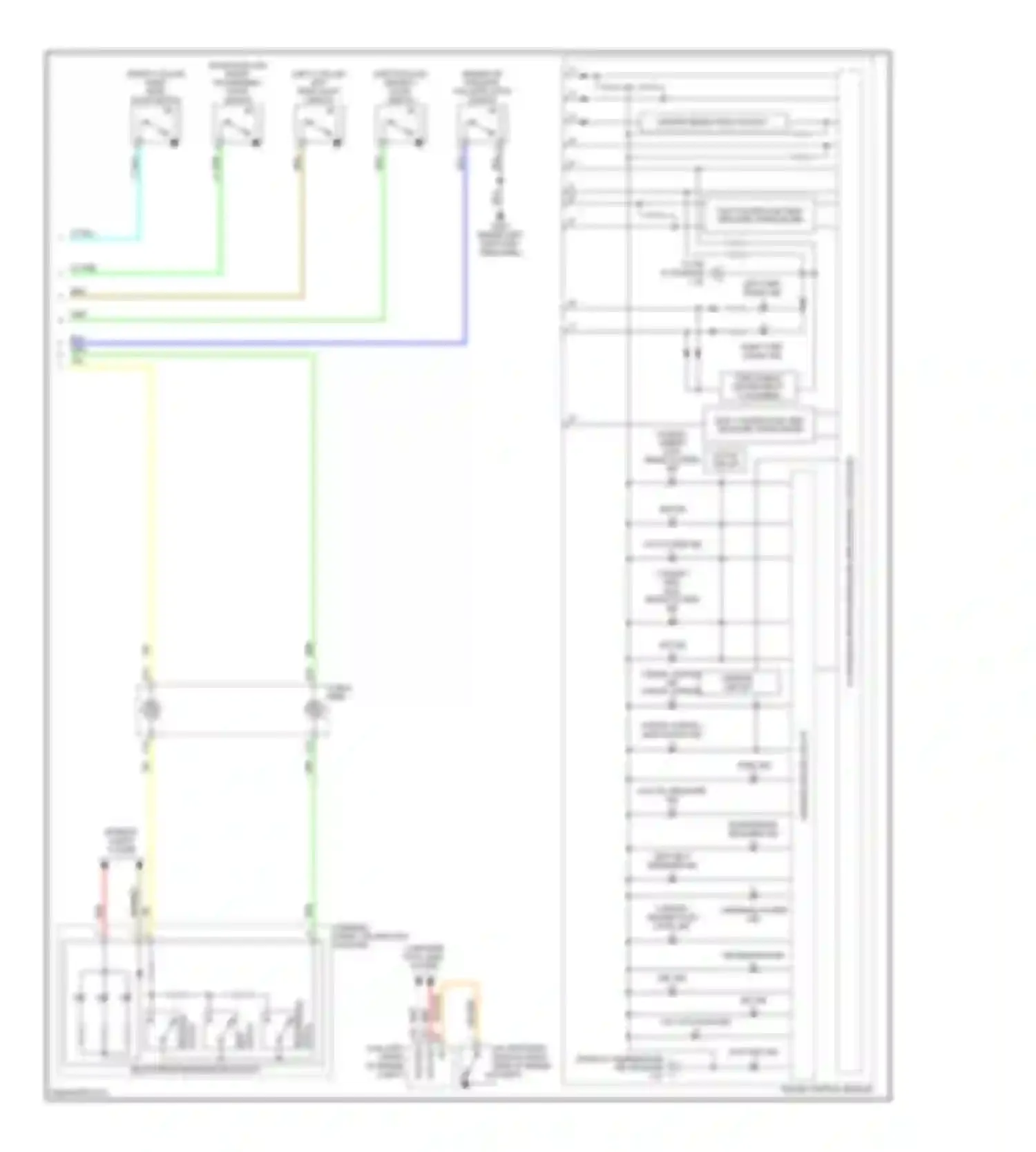 Wiring diagram yel/red for Acura RDX I (2006-2009) (5 of 18)