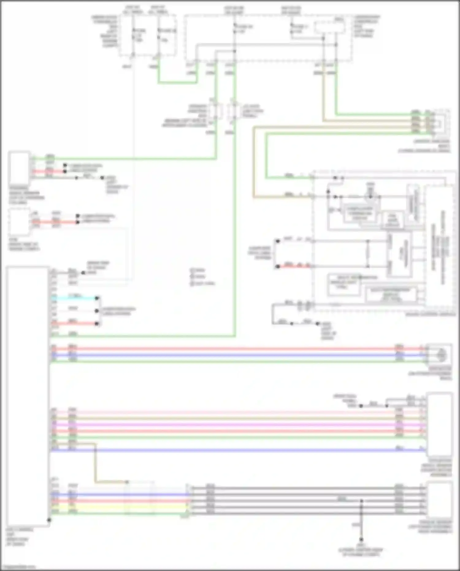 RDX Acura II facelift (2015-2018): Electronic power steering circuit
