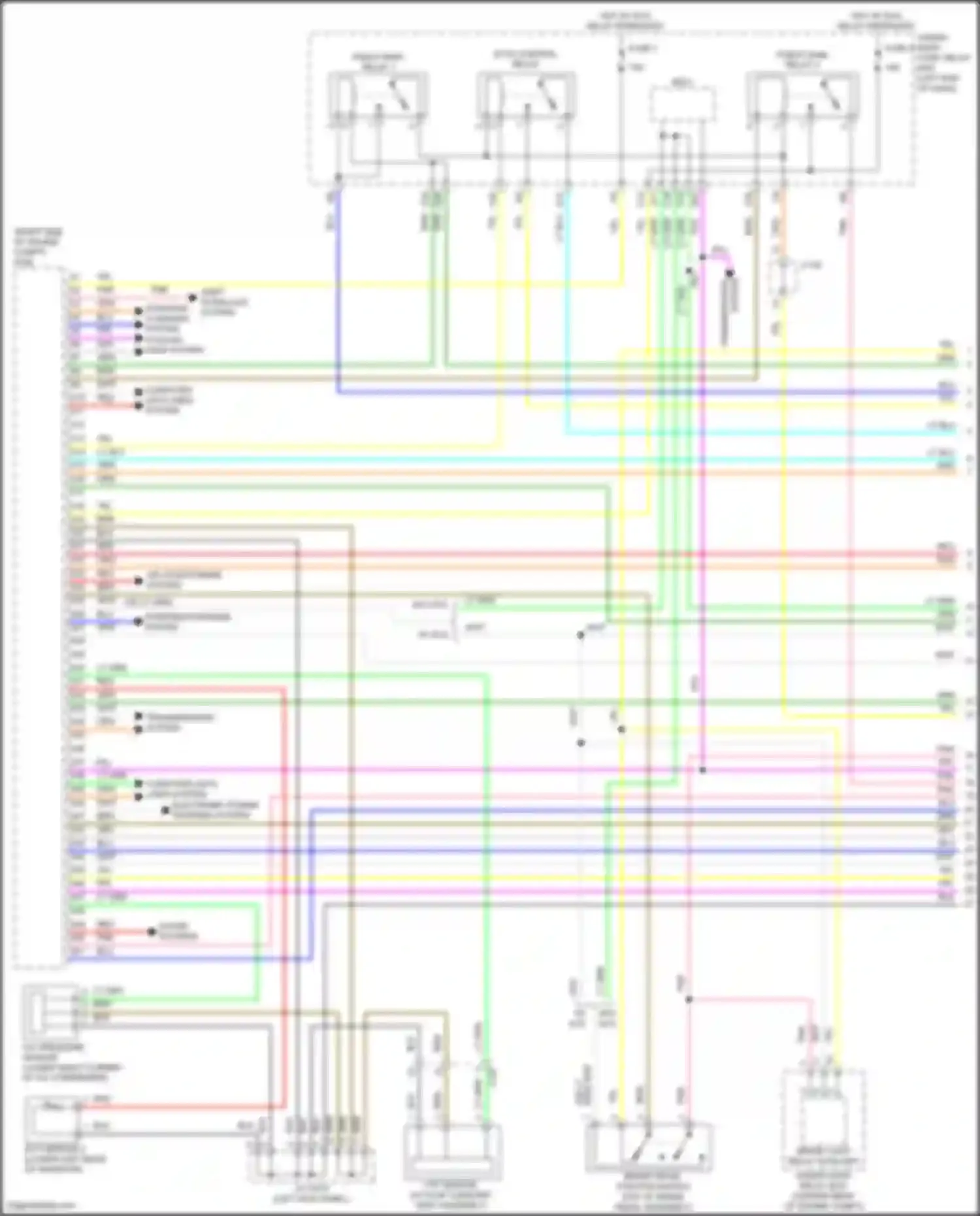 RDX Acura II facelift (2015-2018): Wiring diagram engine performance 3.5l (1 of 9)