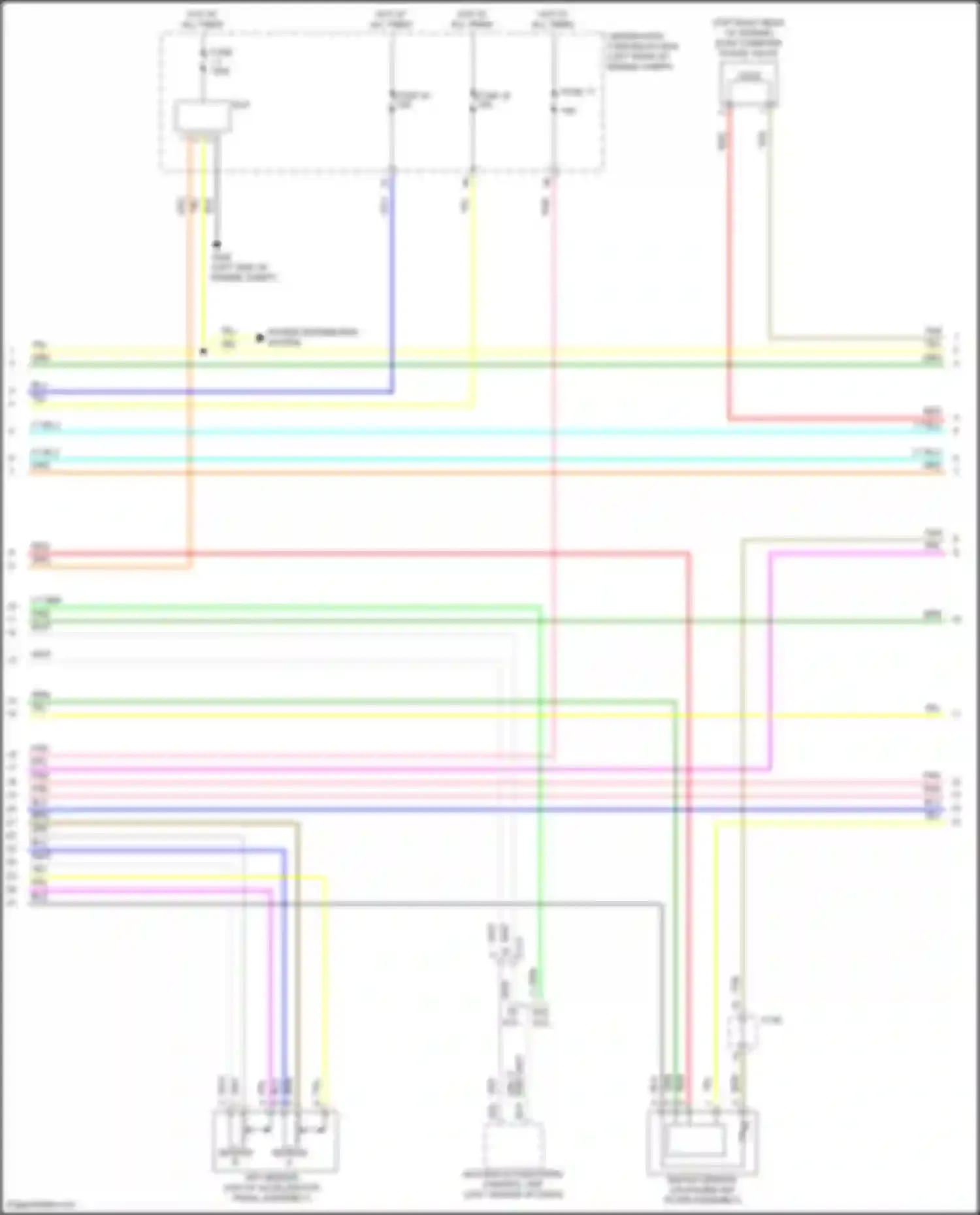 RDX Acura II facelift (2015-2018): Wiring diagram engine performance 3.5l (2 of 9)