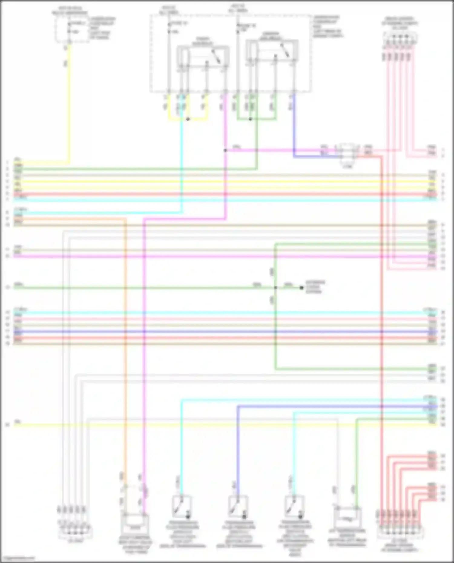 RDX Acura II facelift (2015-2018): Wiring diagram engine performance 3.5l (4 of 9)