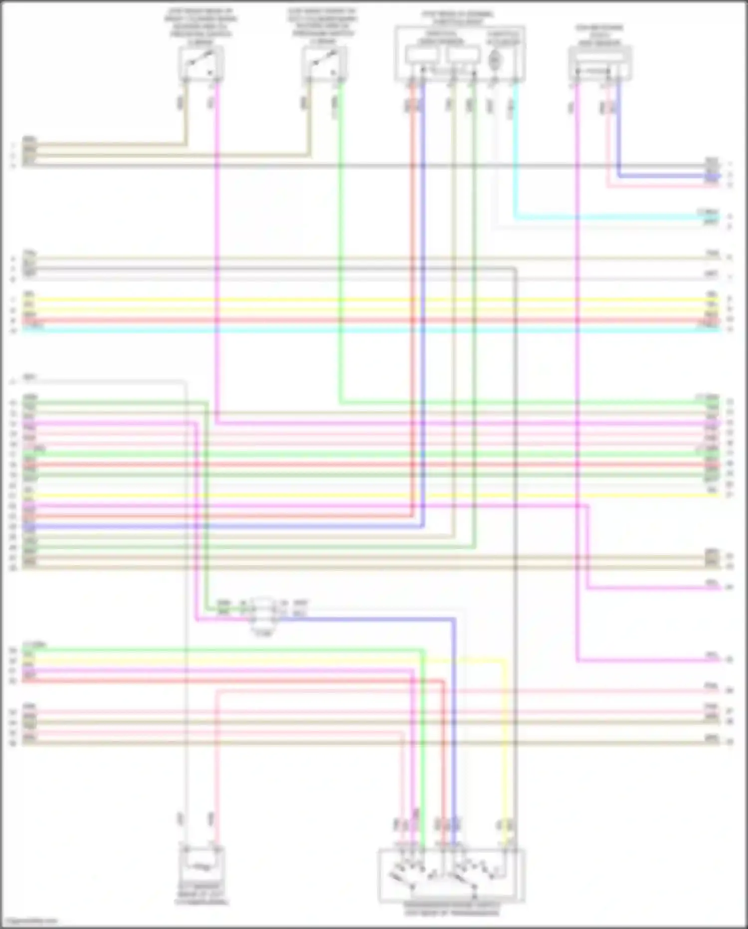RDX Acura II facelift (2015-2018): Wiring diagram engine performance 3.5l (8 of 9)