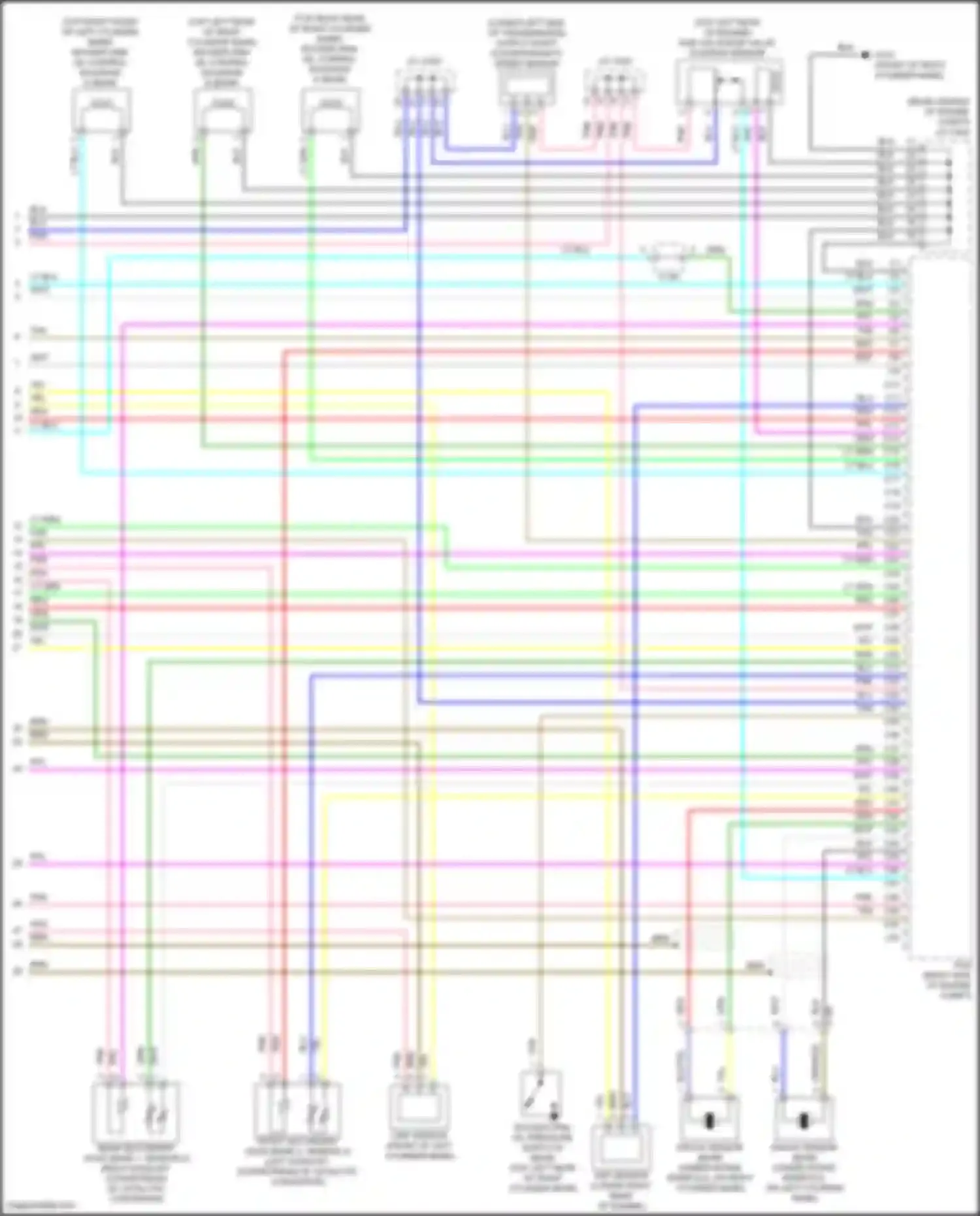 RDX Acura II facelift (2015-2018): Wiring diagram engine performance 3.5l (9 of 9)