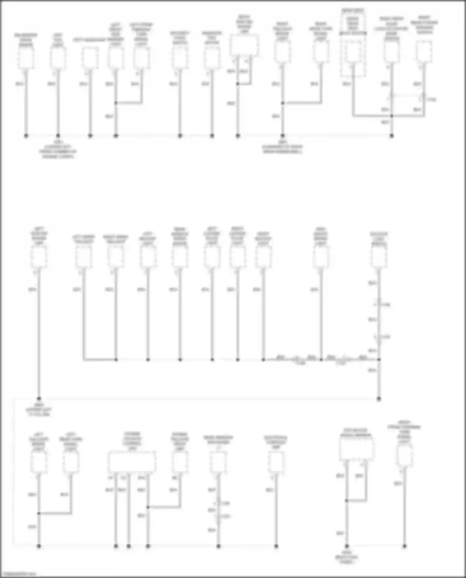 RDX Acura II facelift (2015-2018): Ground distribution circuit (3 of 5)