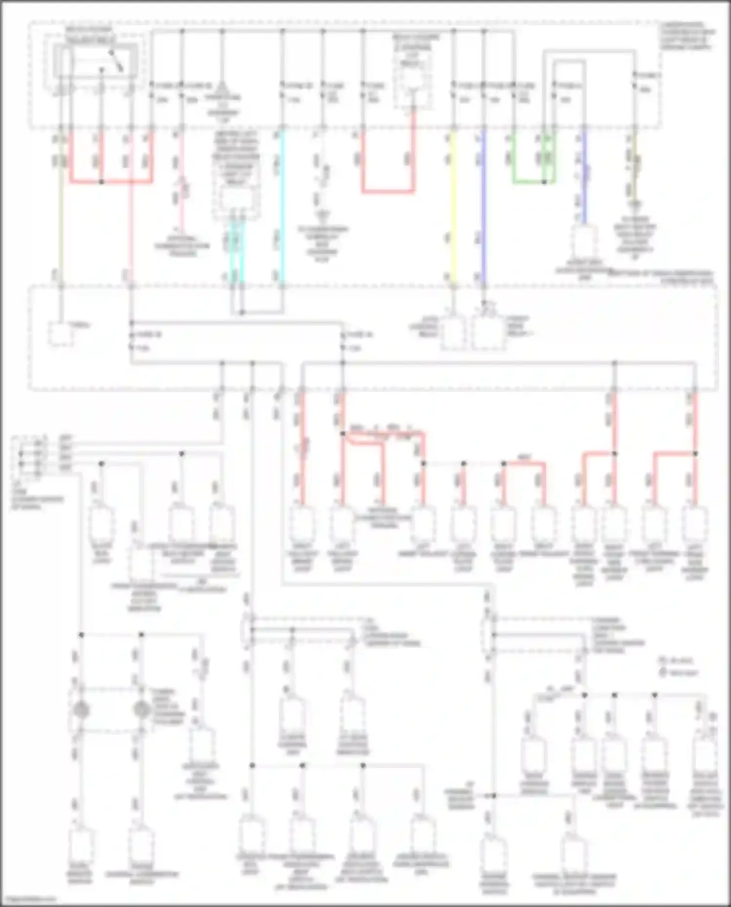 RDX Acura II facelift (2015-2018): Power distribution circuit (4 of 6)