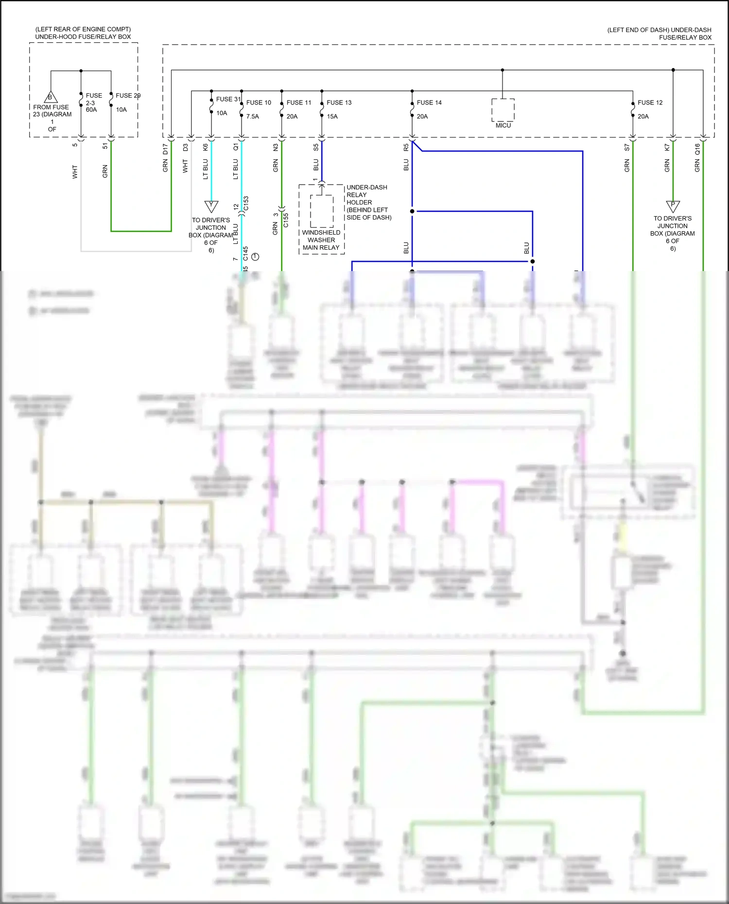 Acura RDX II facelift (2015-2018) automatic lighting/ rain sensor wiring diagram  (6 of 6)