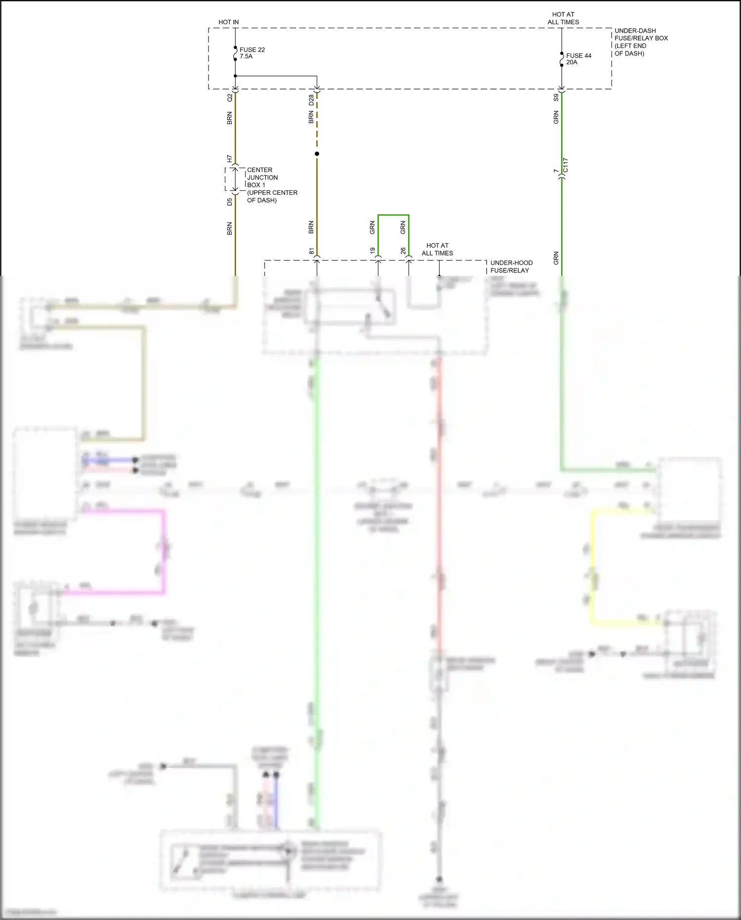 Acura RDX II facelift (2015-2018) computer data lines system wiring diagram  (7 of 64)