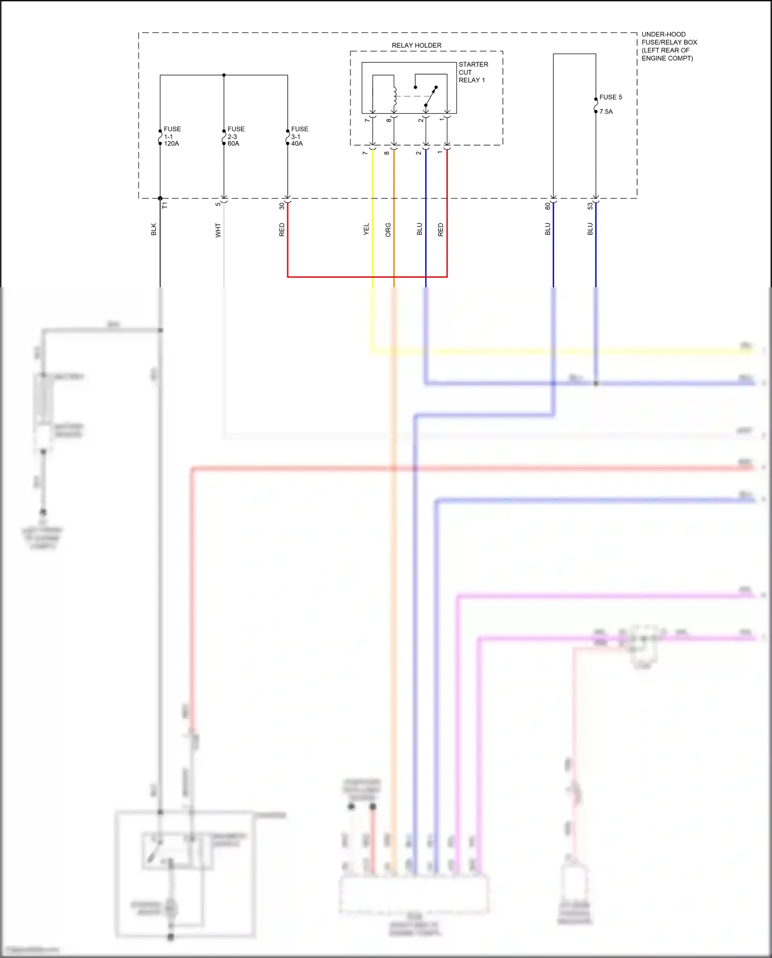 Acura RDX II facelift (2015-2018) computer data lines system wiring diagram  (29 of 64)