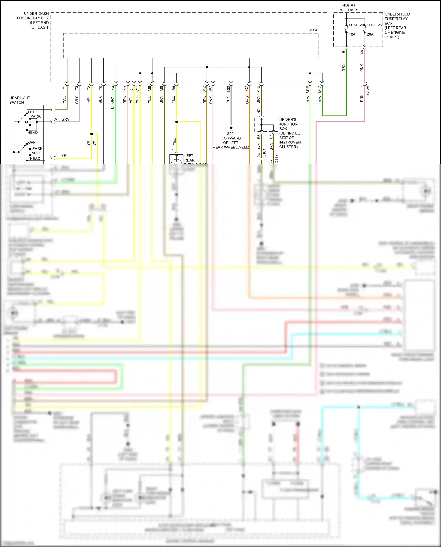 Acura RDX II facelift (2015-2018) computer data lines system wiring diagram  (27 of 64)