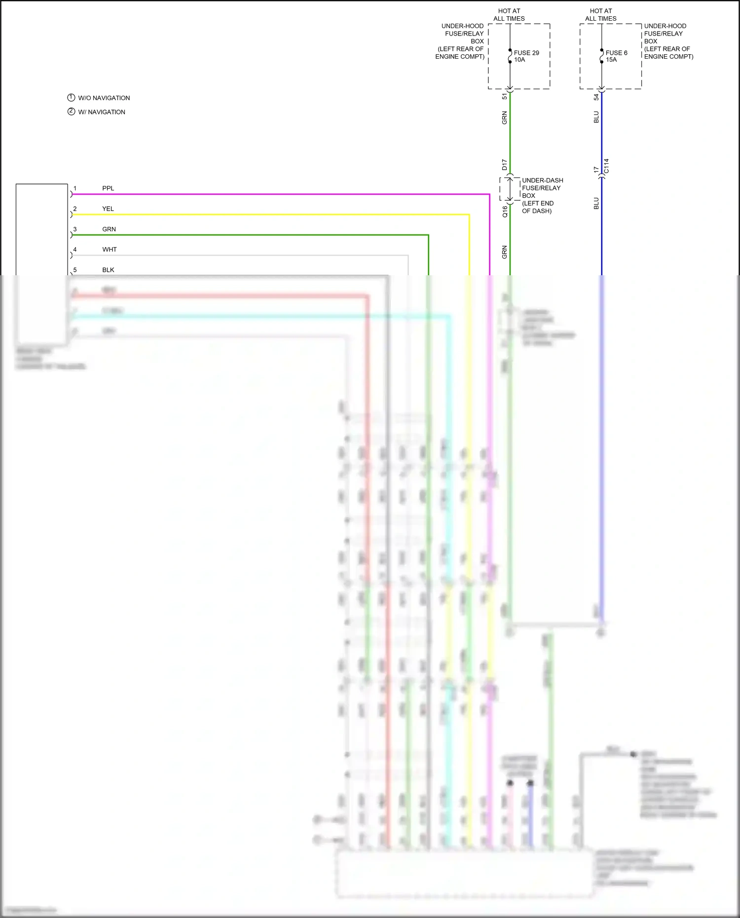 Acura RDX II facelift (2015-2018) computer data lines system wiring diagram  (20 of 64)