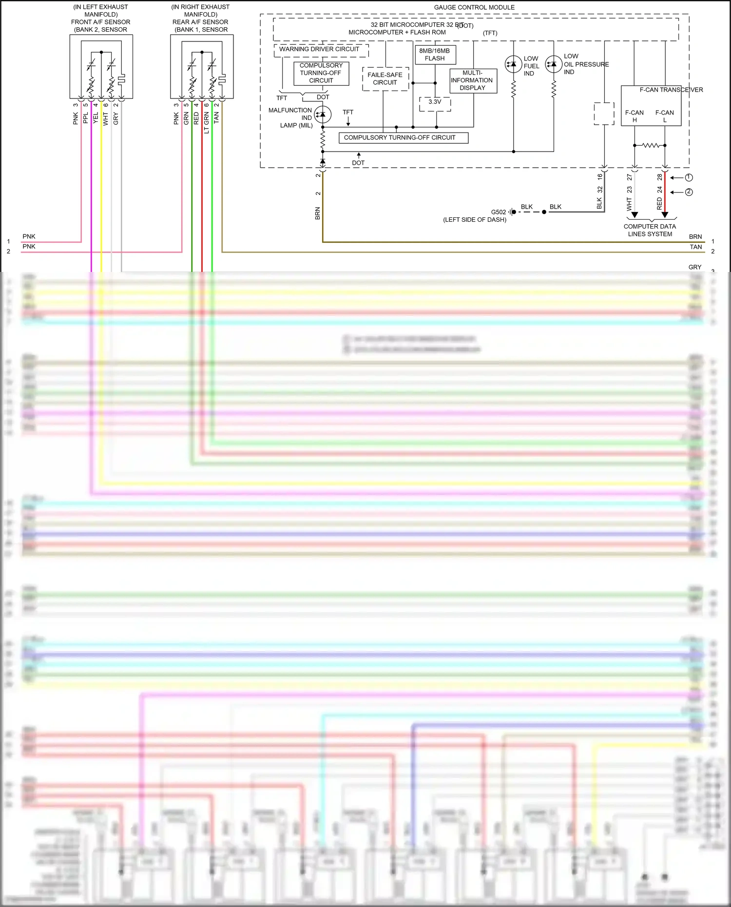 Acura RDX II facelift (2015-2018) computer data lines system wiring diagram  (64 of 64)