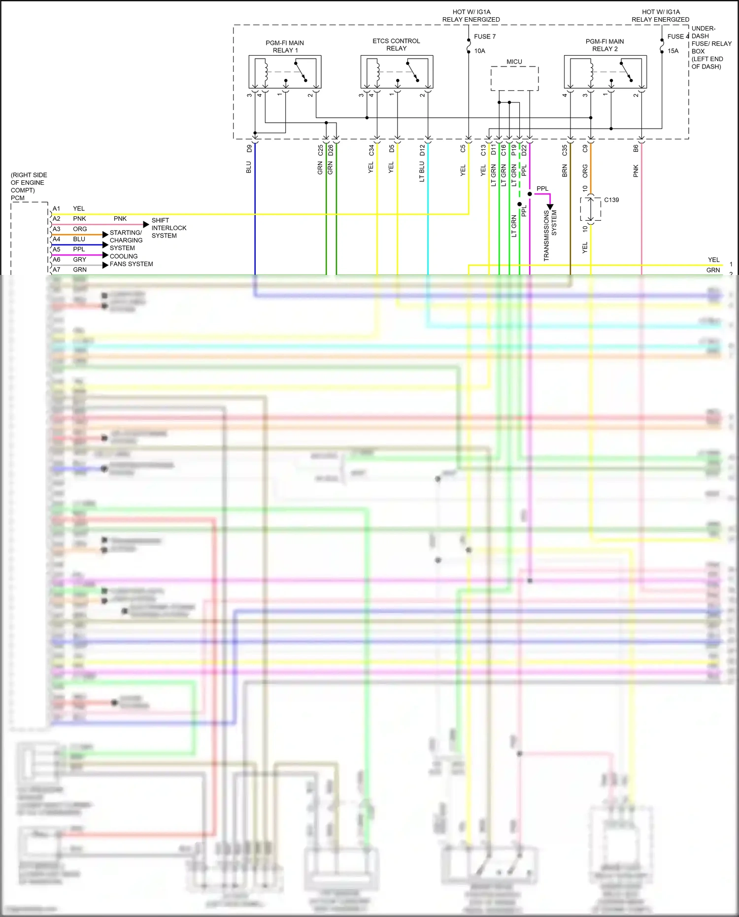 Acura RDX II facelift (2015-2018) ect sensor 2 wiring diagram  (3 of 3)