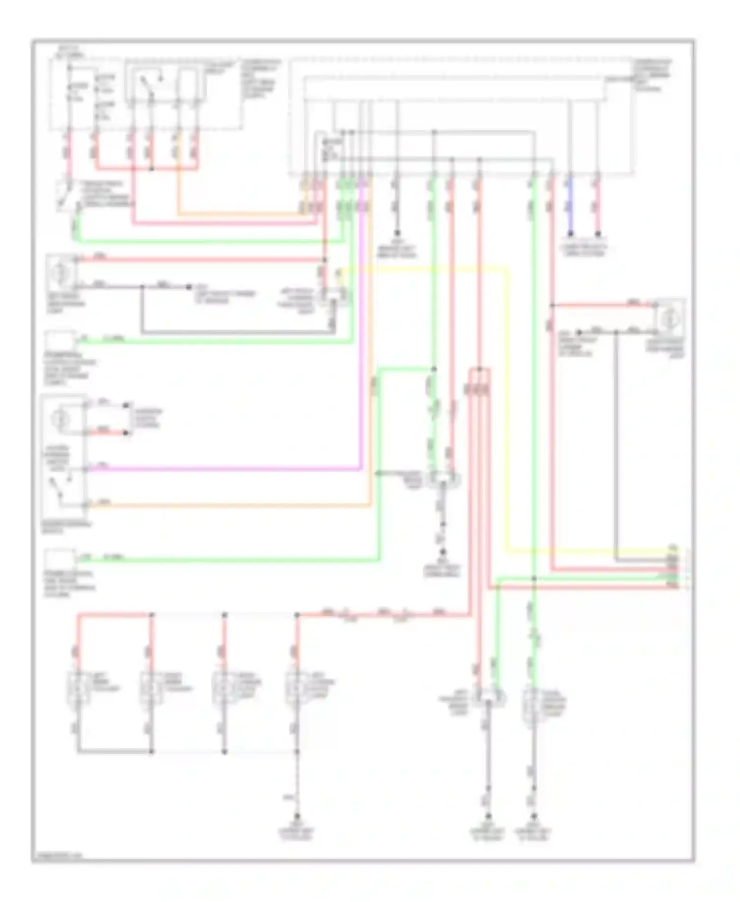 RDX Acura II (2013-2015): Exterior lamps circuit (1 of 2)