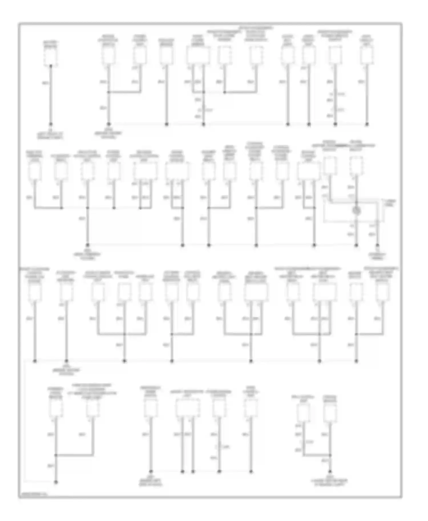 RDX Acura II (2013-2015): Ground distribution circuit (1 of 5)