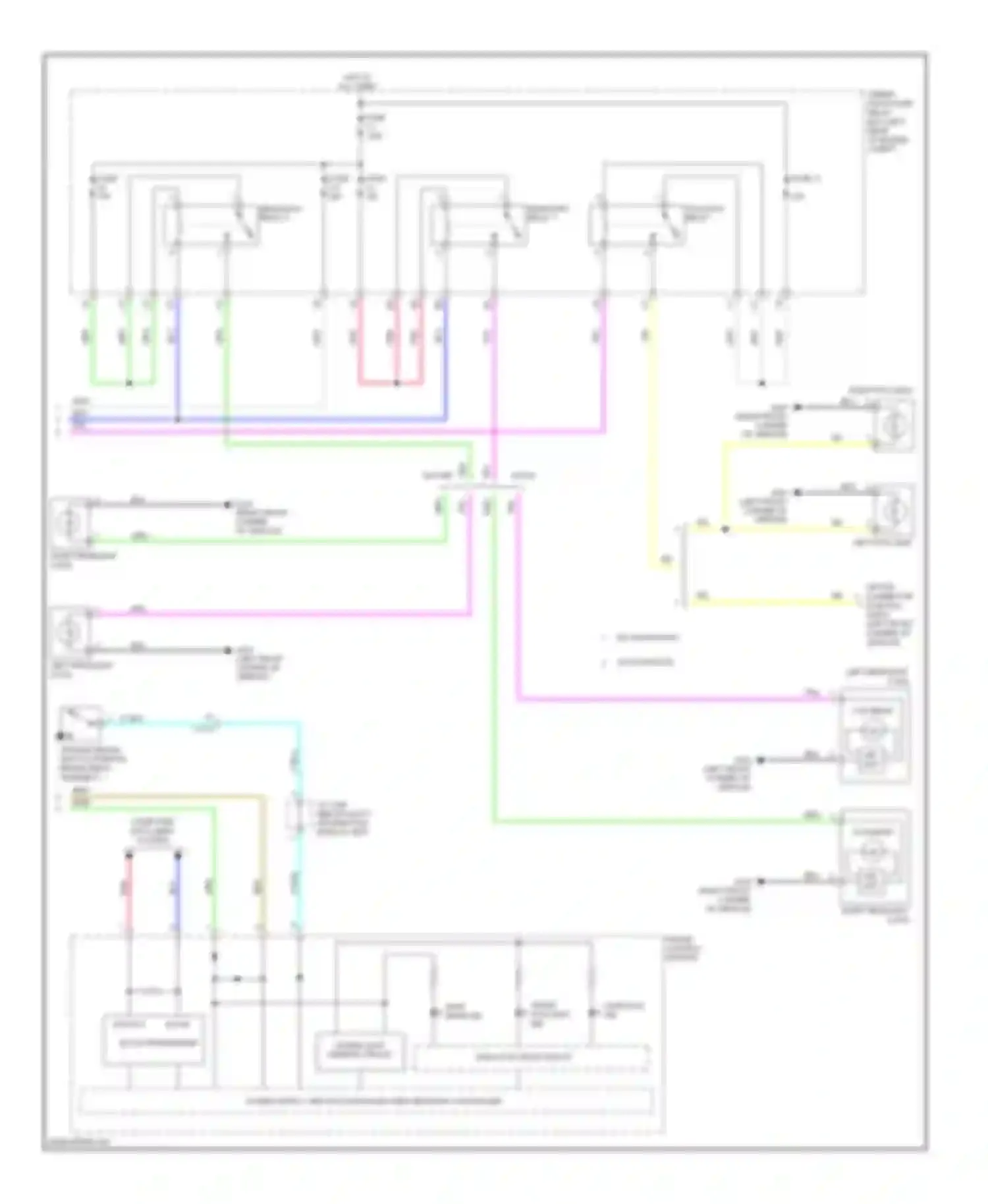 RDX Acura II (2013-2015): Headlights circuit (2 of 2)
