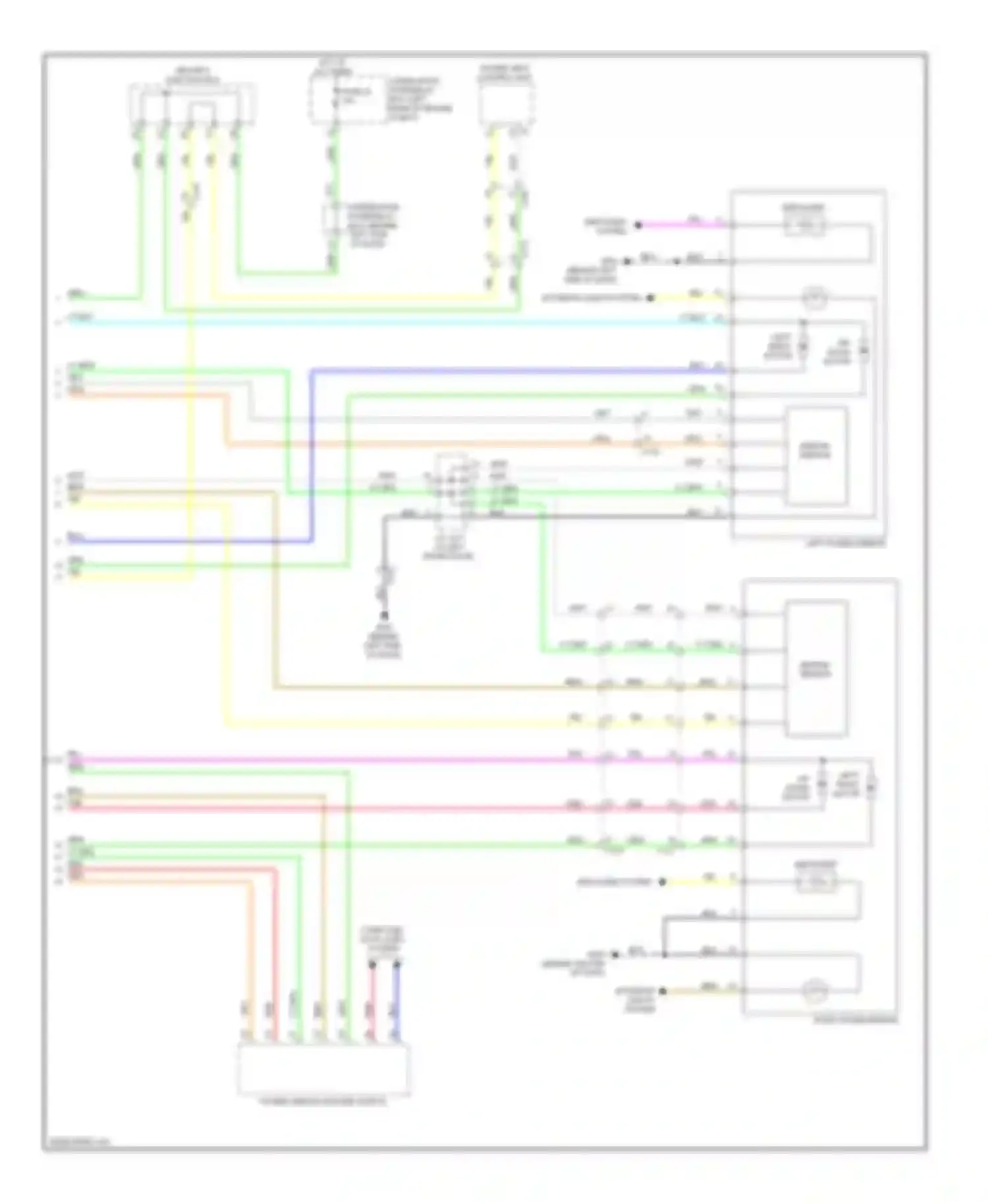 RDX Acura II (2013-2015): Memory mirrors circuit (2 of 2)