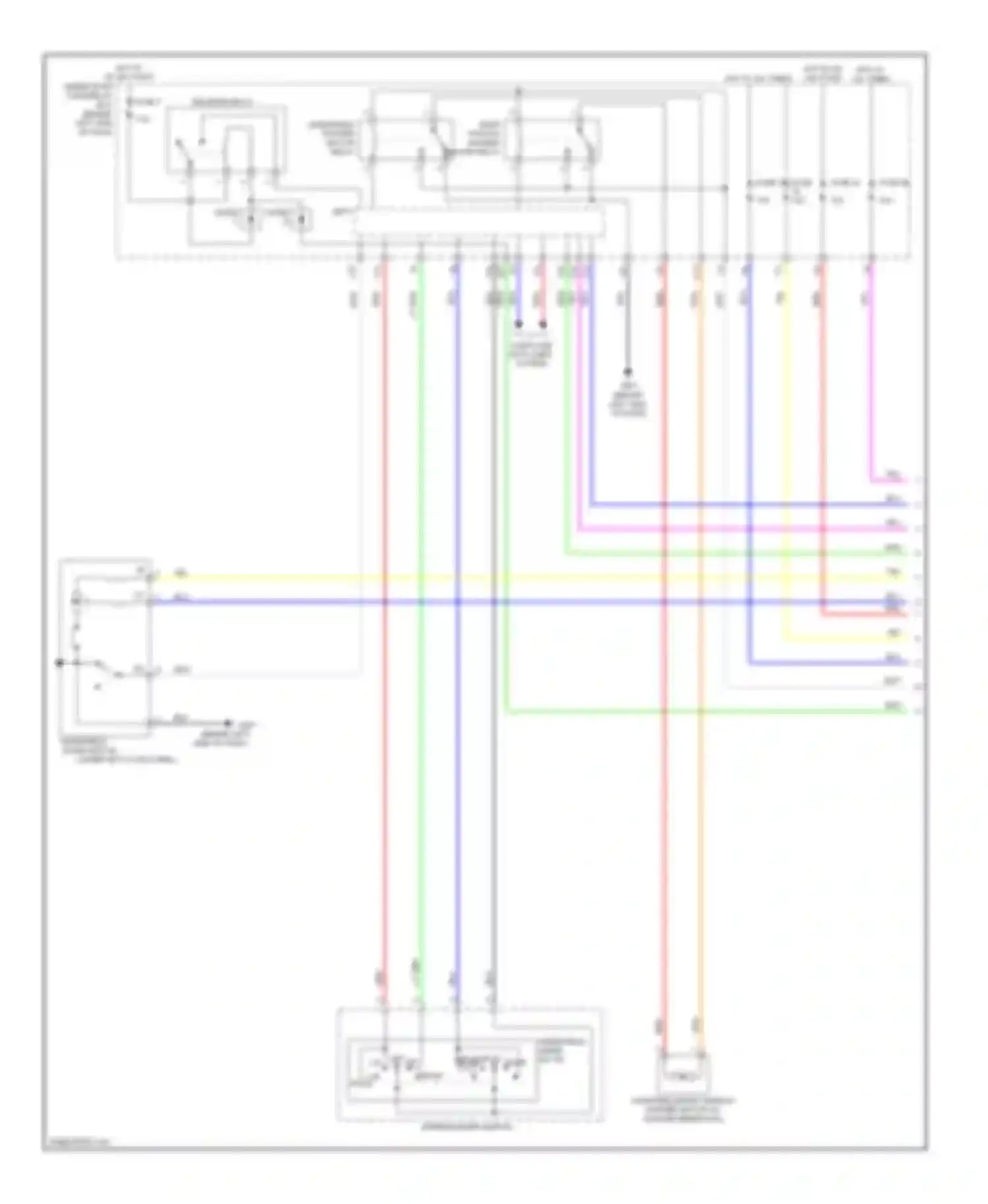 RDX Acura II (2013-2015): Rear wiper/washer circuit (1 of 2)