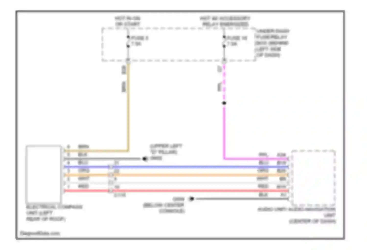 Wiring diagram blk for Acura RDX II (2013-2015) (41 of 103)
